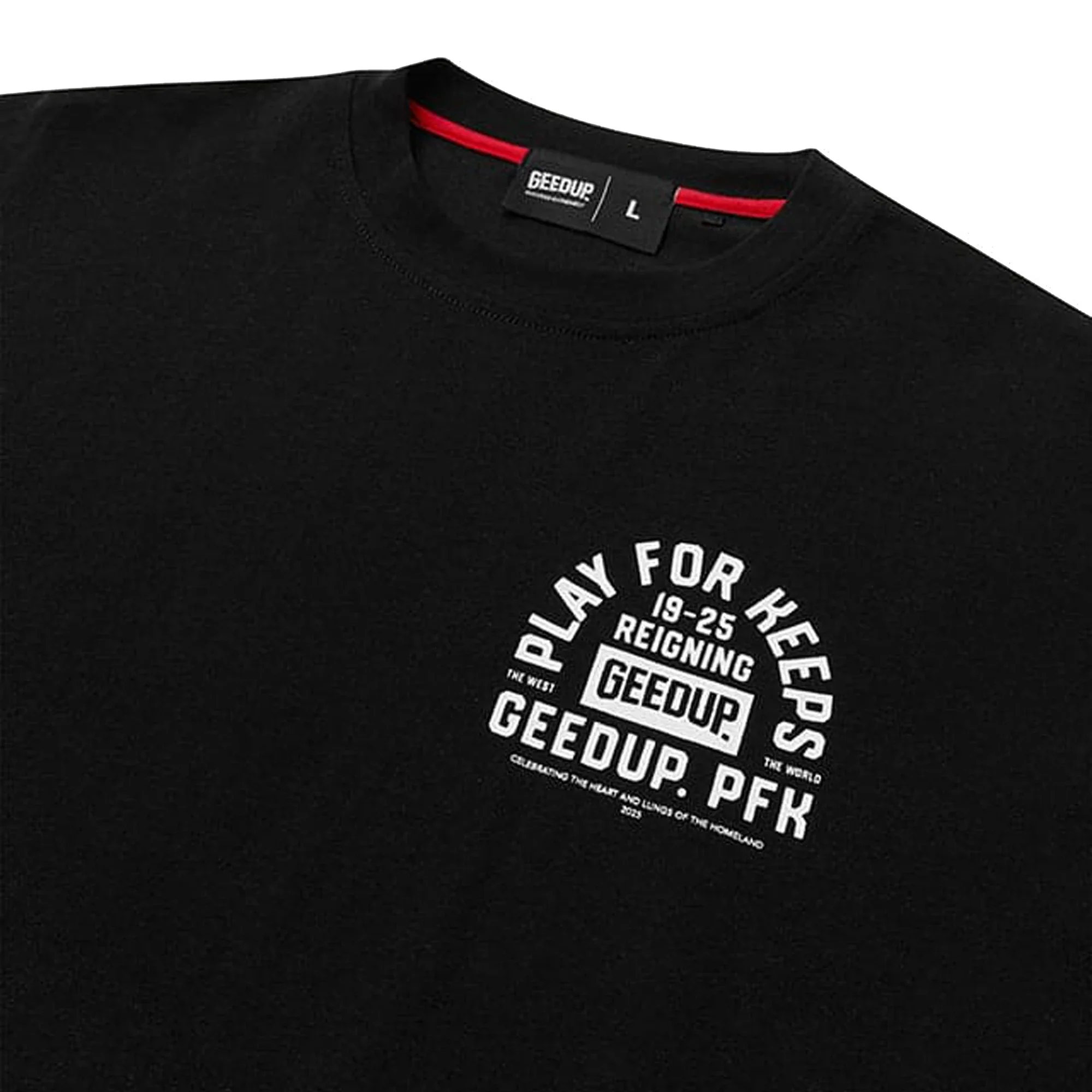 Geedup PFK W.S T-Shirt 'Black / White' (2026) - Image 3
