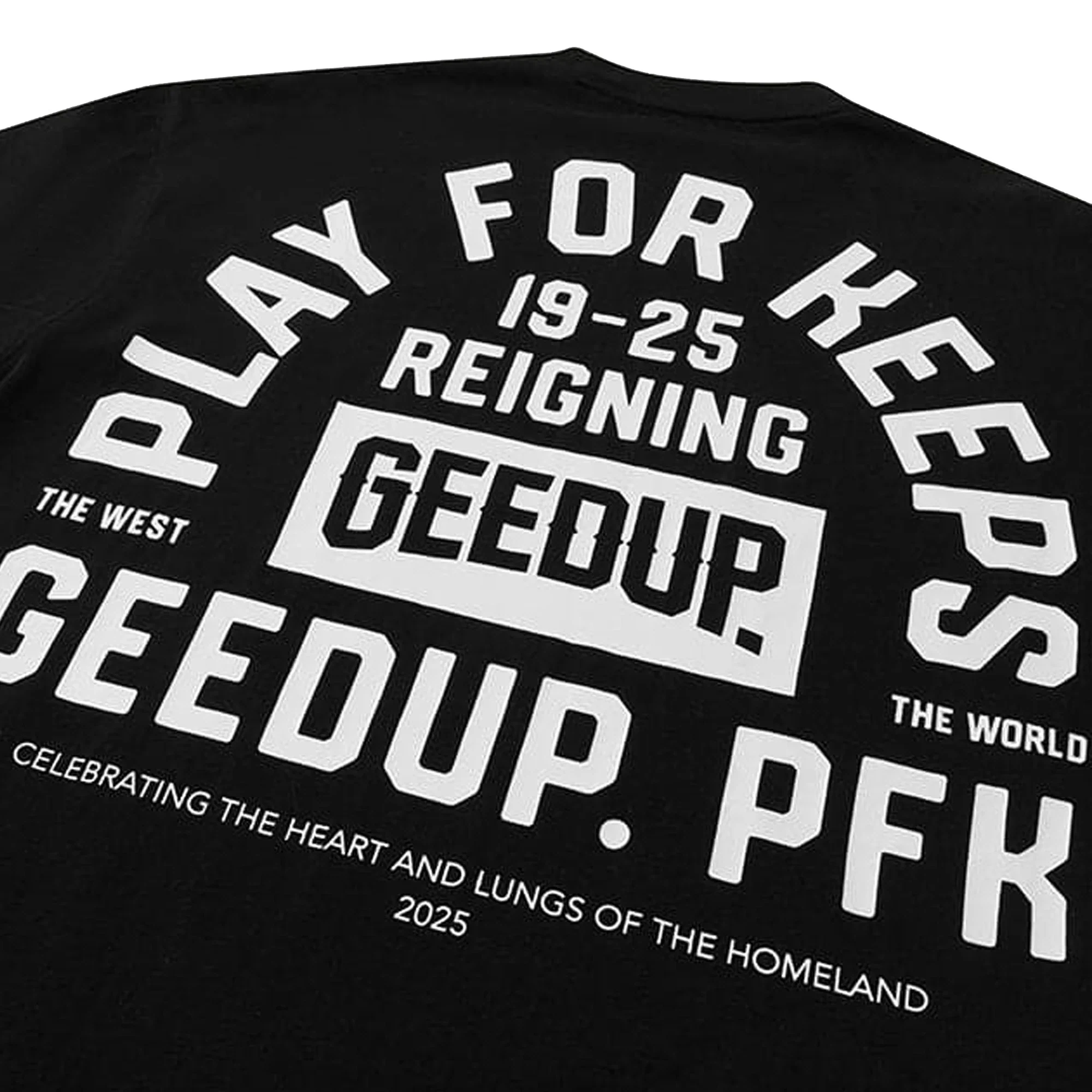 Geedup PFK W.S T-Shirt 'Black / White' (2026) - Image 4