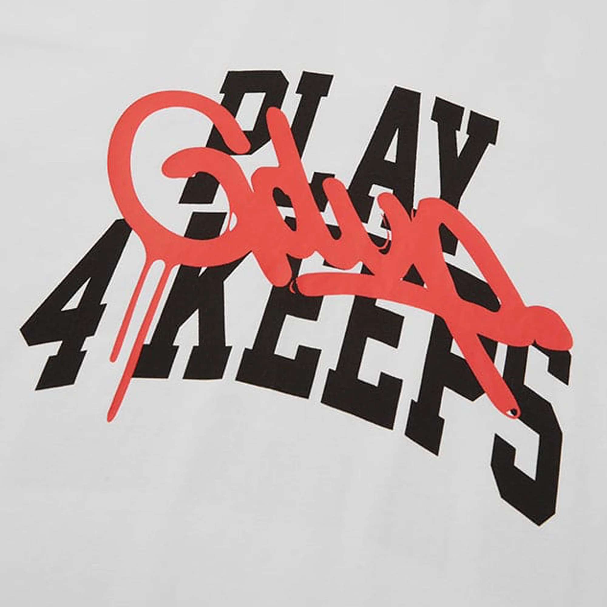 Geedup Play 4 Keeps T-Shirt 'White / Red' (2025) - Image 4