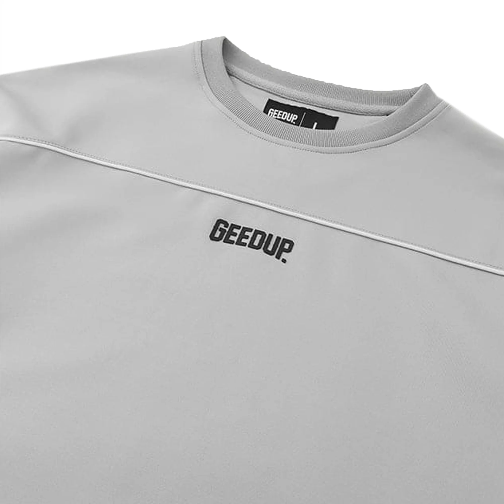 Geedup Play For Keeps Crewneck 'Grey Black' - Image 2