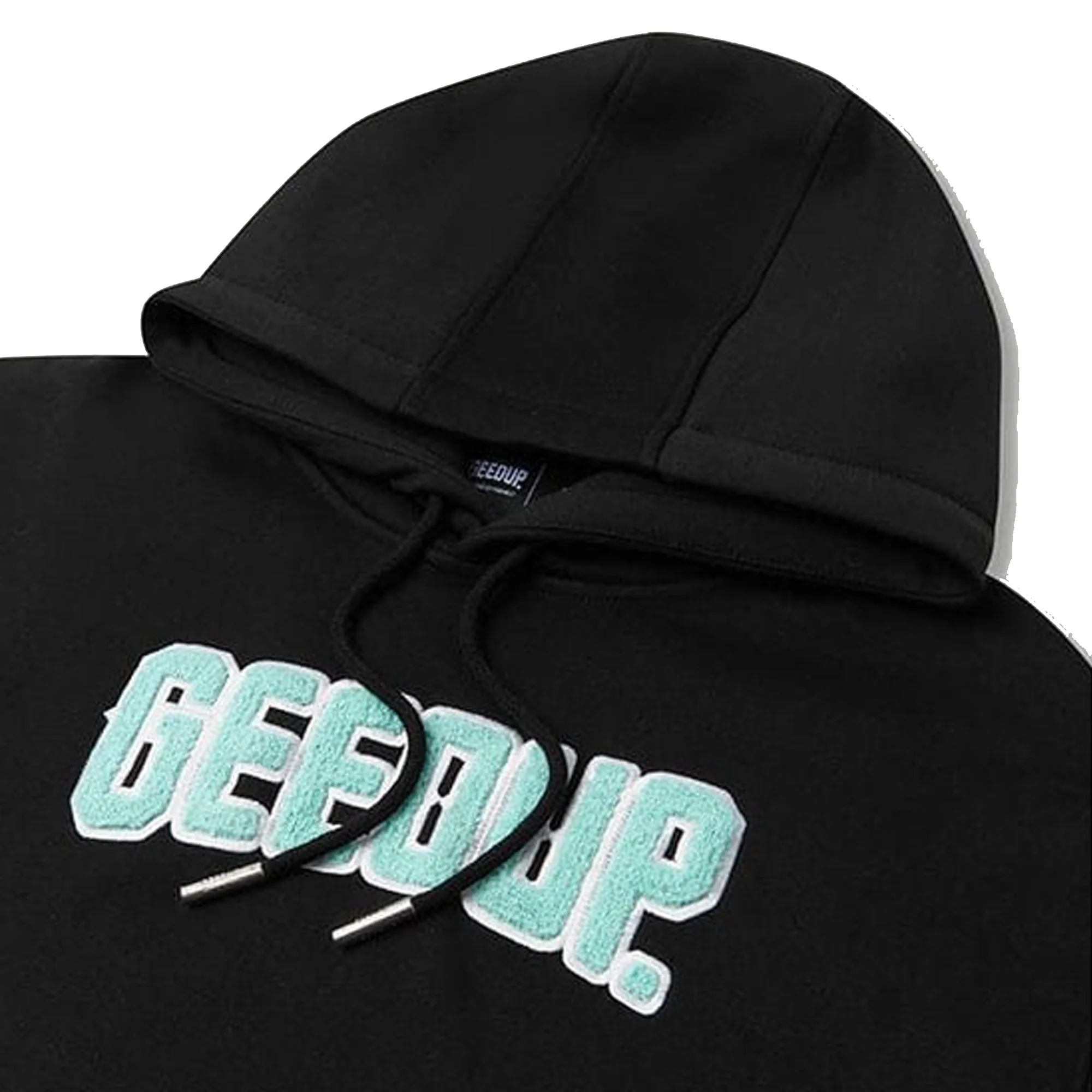 Geedup Play For Keeps Hoodie 'Black / Teal' (2024) - Image 3