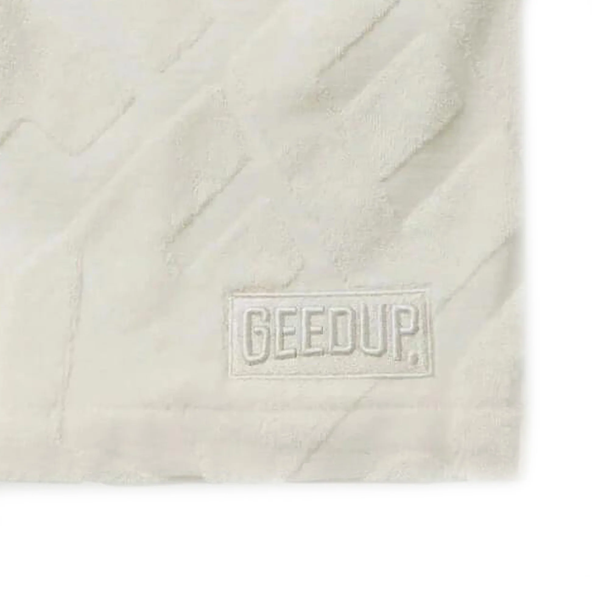 Geedup Play For Keeps Monogram Shorts 'Cream' - Image 3