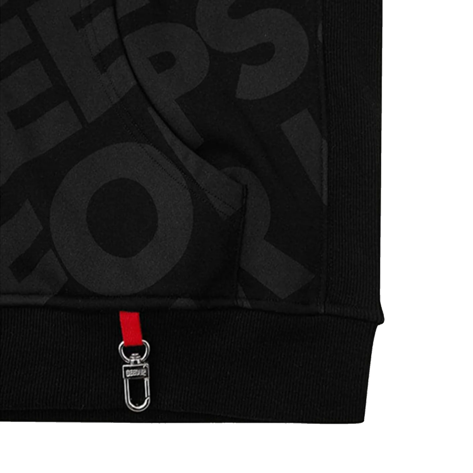 Geedup Play For Keeps Monogram Zip Jacket 'Black' - Image 3