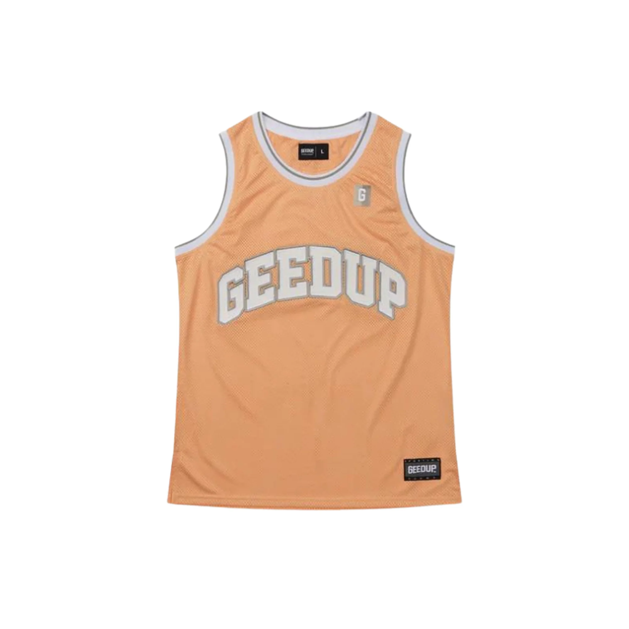 Geedup Team Logo Basketball Jersey 'Peach'