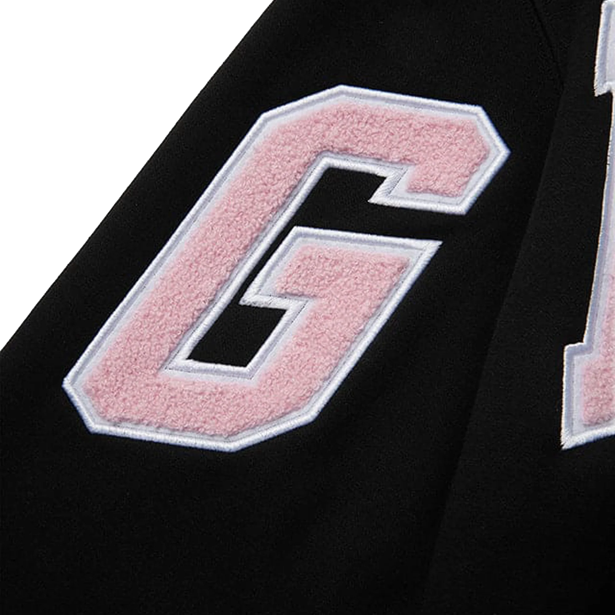 Geedup Team Logo Cropped Hoodie 'Black / Dusty Pink' (2025) - Image 3