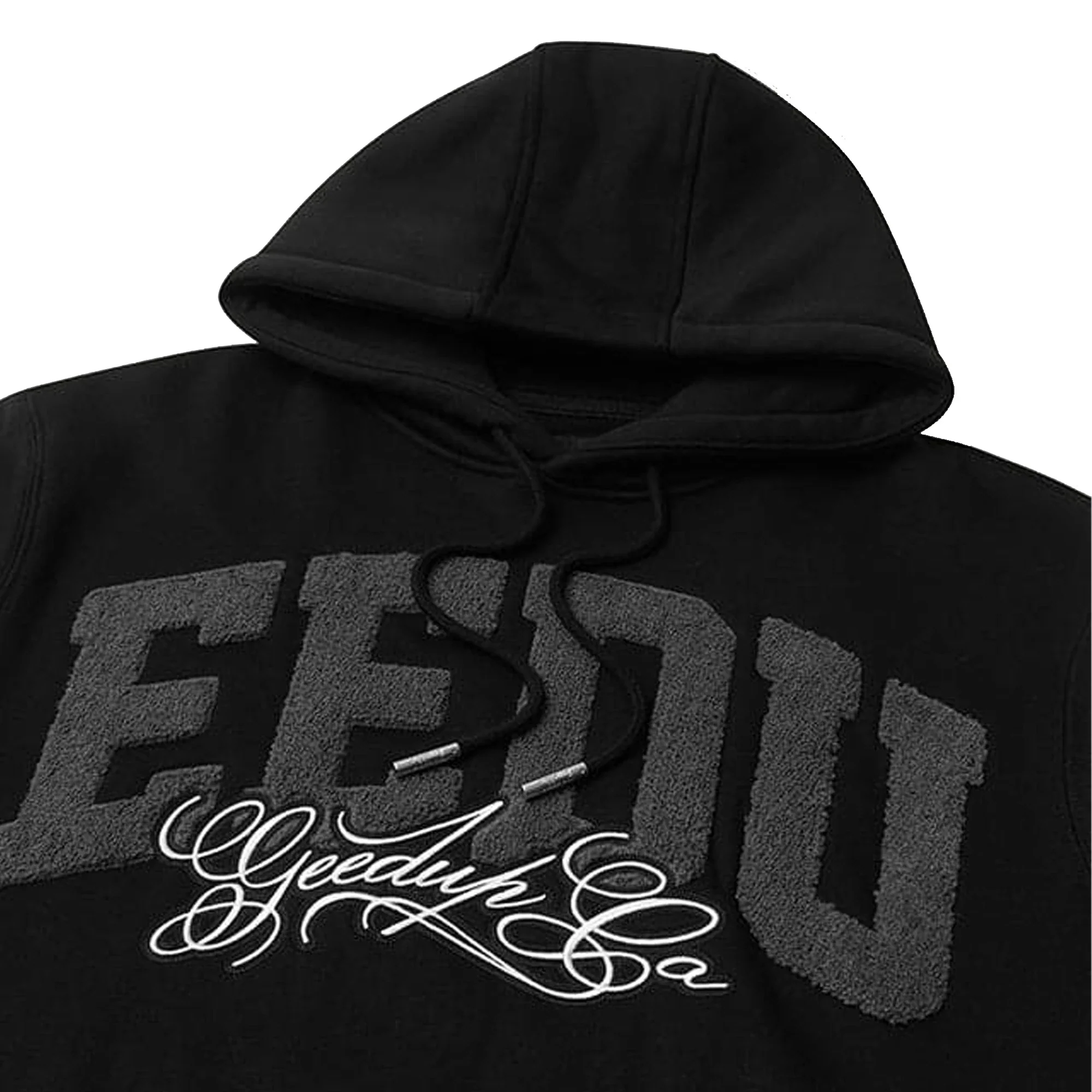 Geedup Team Logo Cursive Hoodie 'Black / Grey' (2026) - Image 2