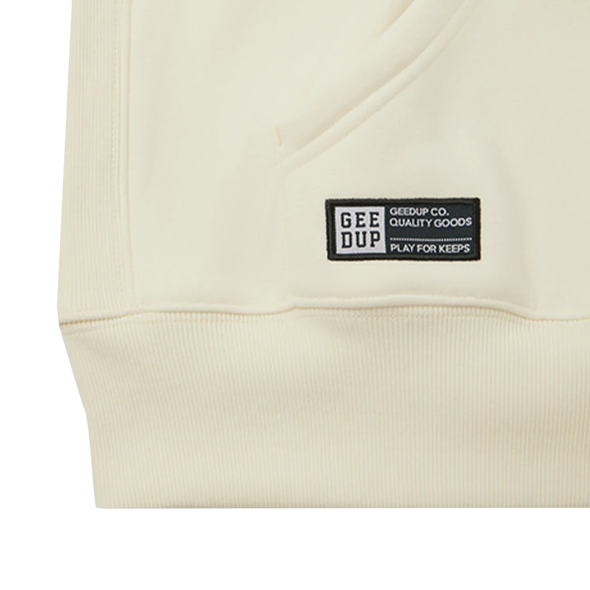 Geedup Team Logo/Handstyle Hoodie 'Tonal Cream' (2026) - Image 4