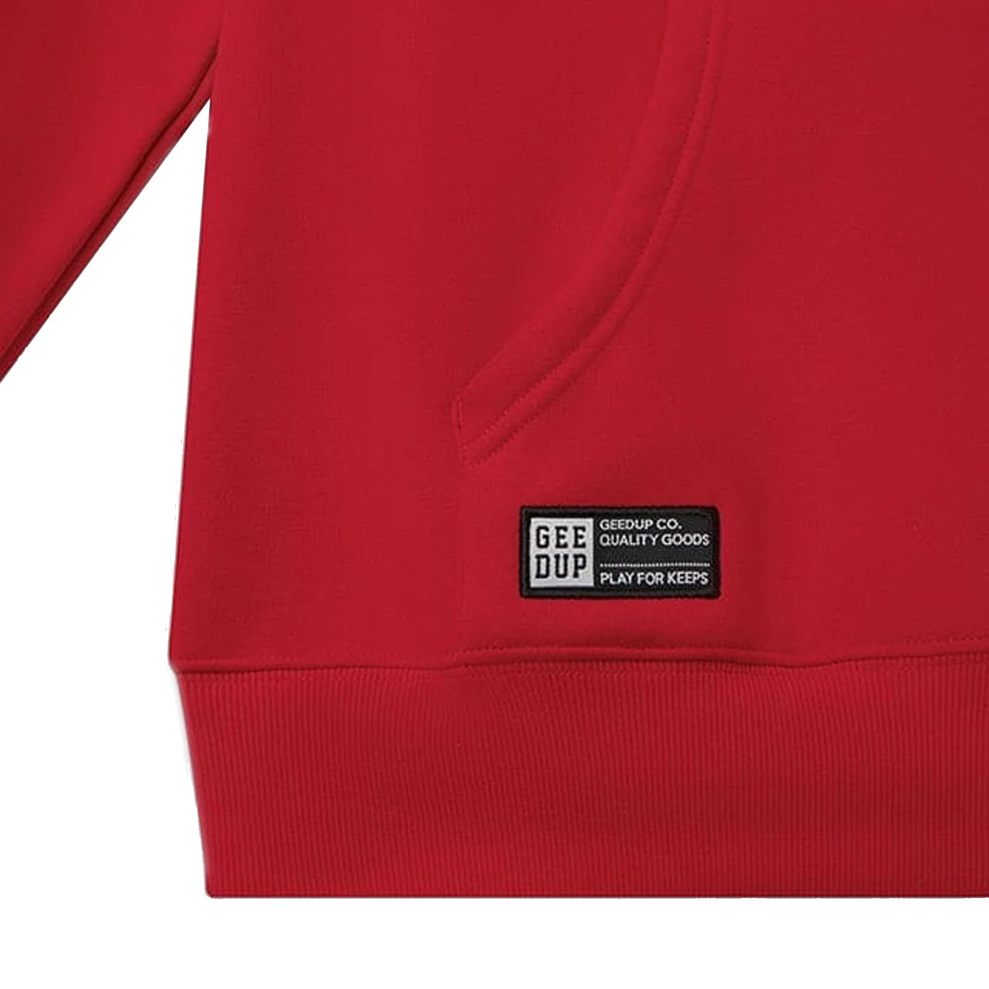 Geedup Team Logo/Handstyle Hoodie 'Tonal Red' (2026) - Image 3