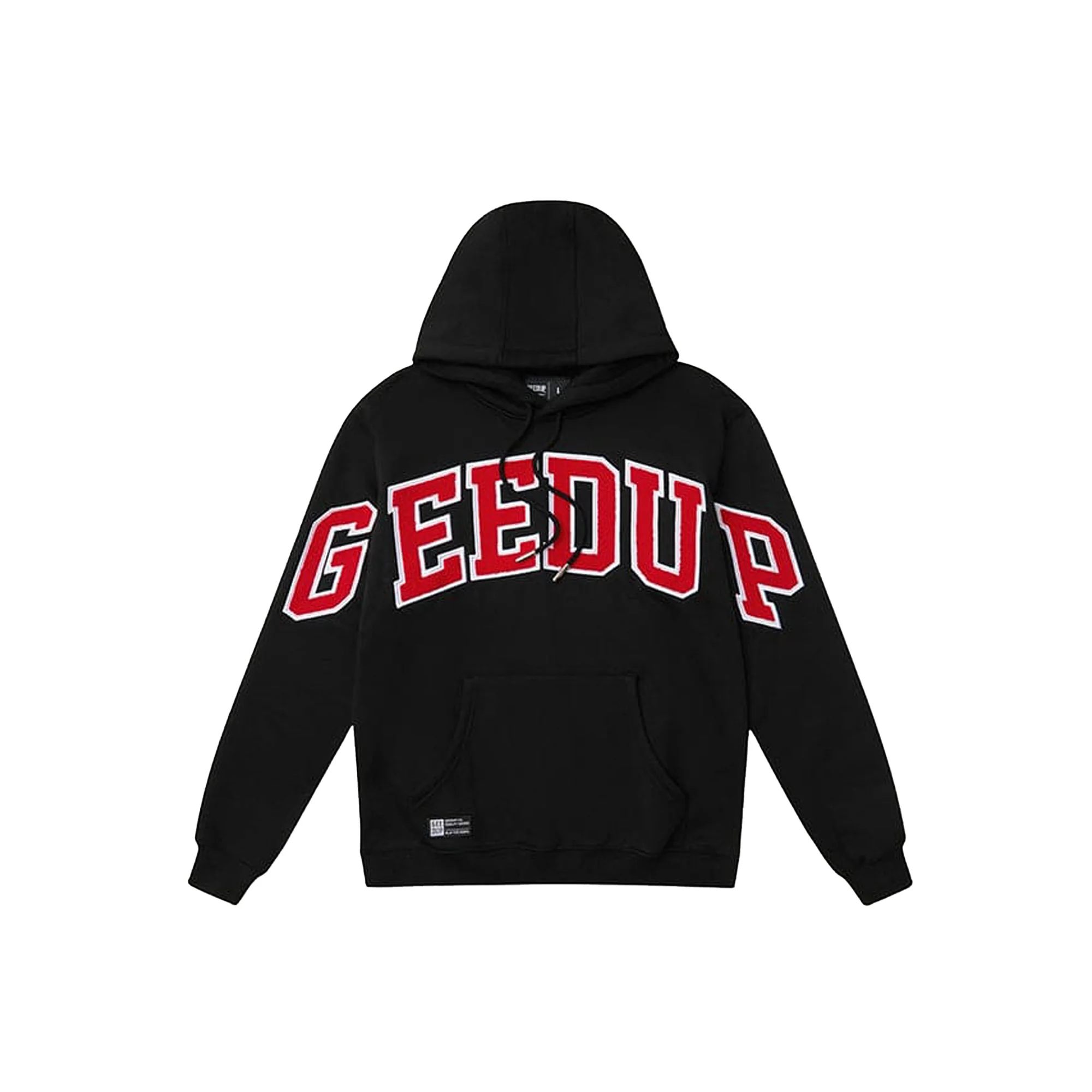 Geedup Team Logo Hoodie 'Black / White / Red' (2025)