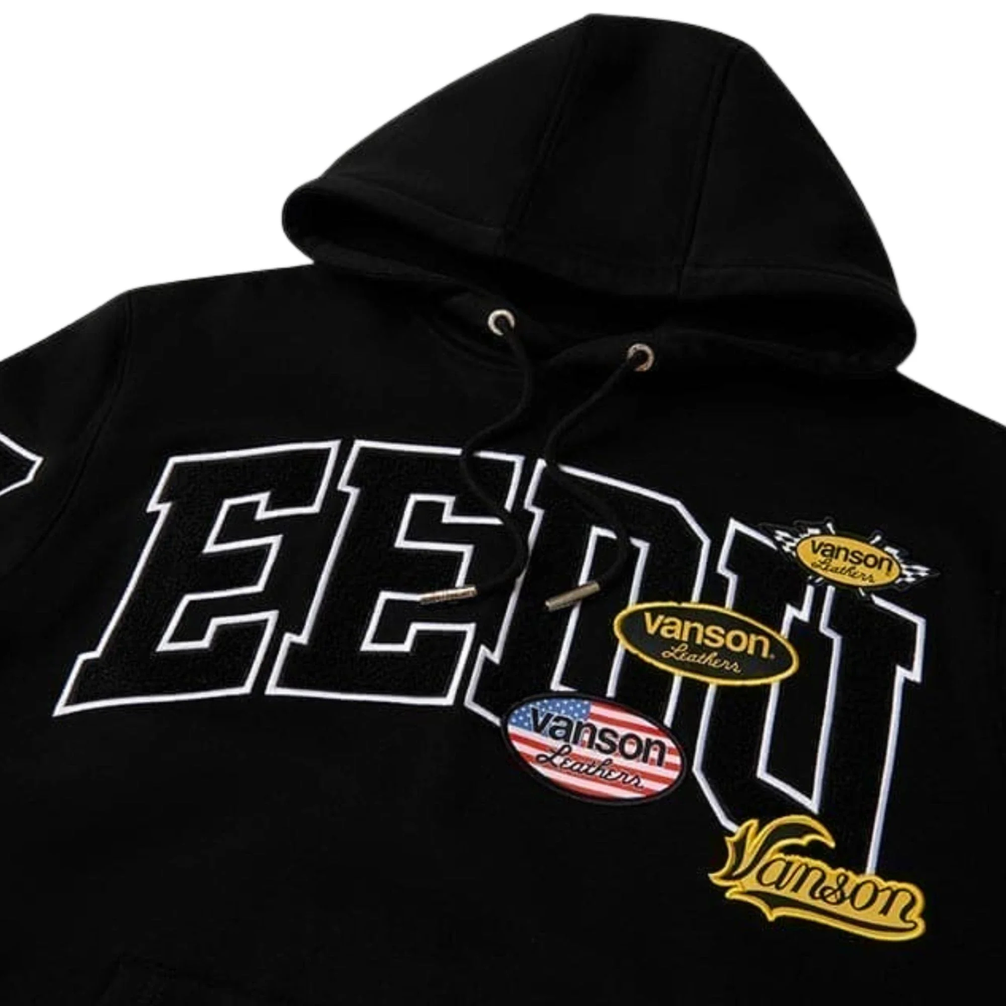 Geedup Team Logo x Vanson Hoodie 'Black' (2026) - Image 3