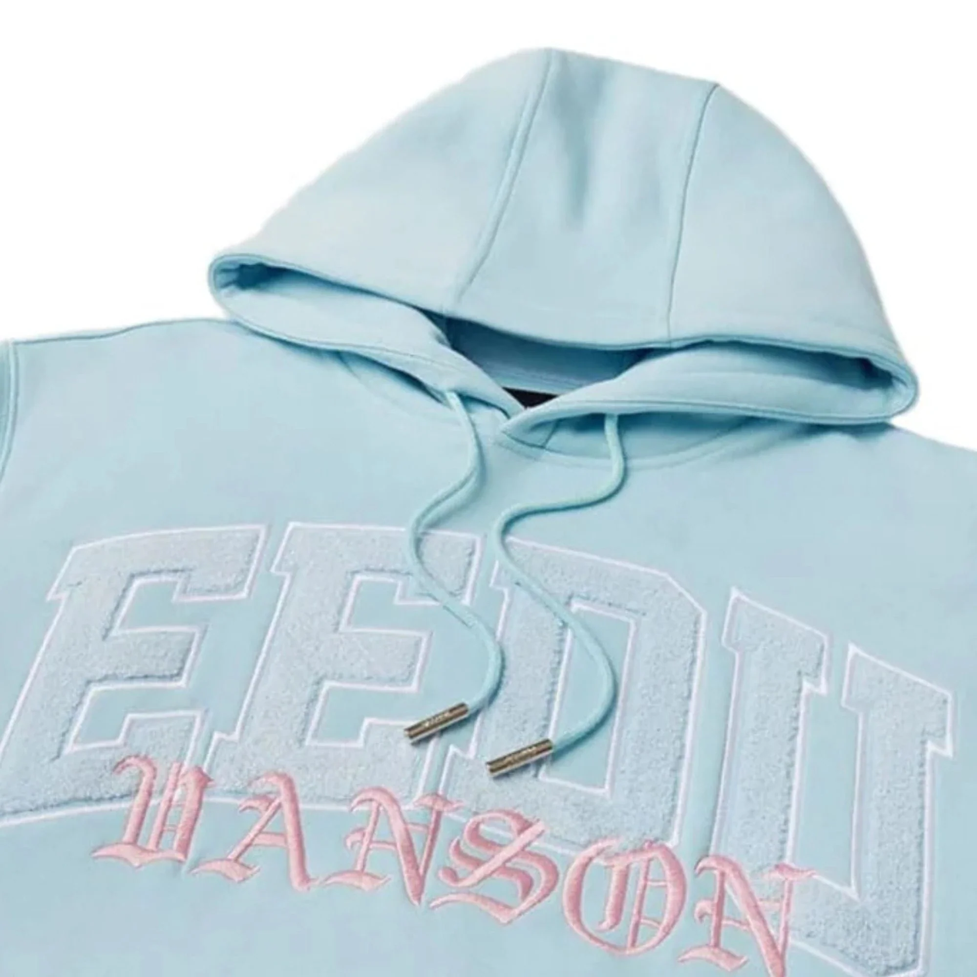 Geedup Team Logo x Vanson Hoodie 'Light Blue' (2026) - Image 3