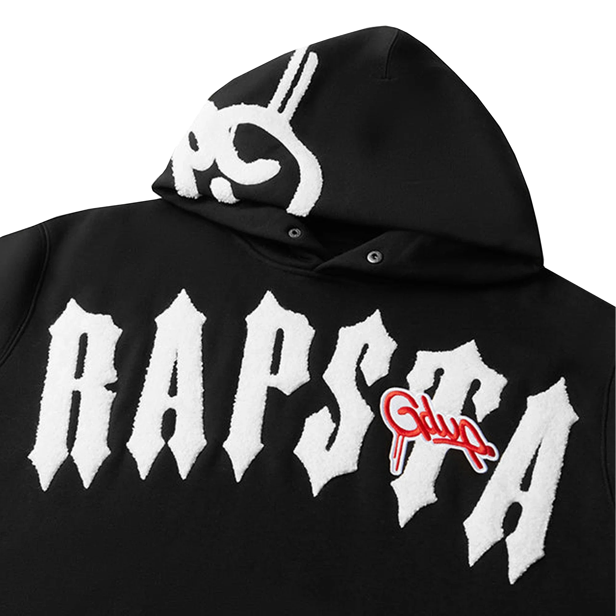Geedup x Trapstar Handstyle x Irongate Arch Hoodie 'Black / White' (2025) - Image 2
