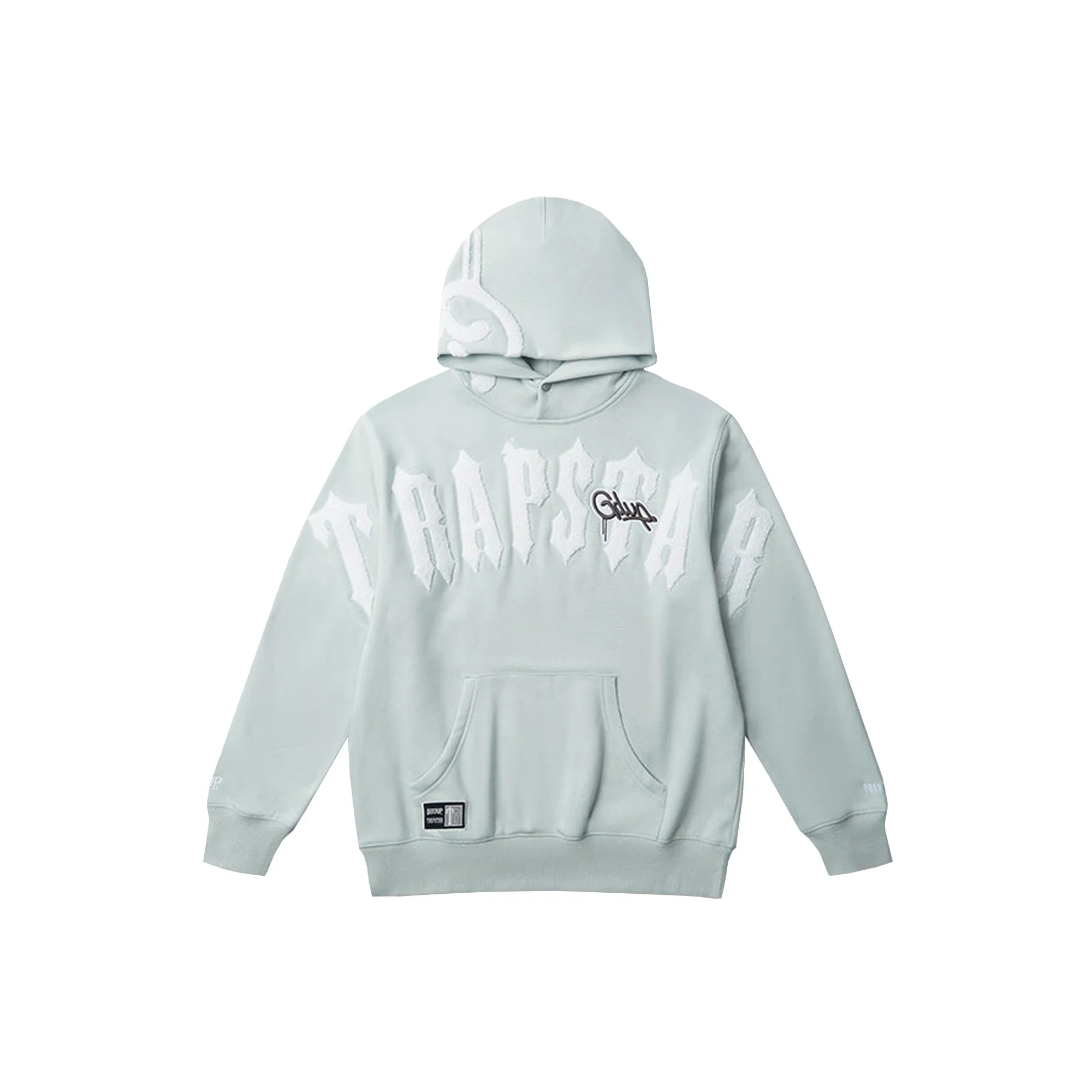 Geedup x Trapstar Handstyle x Irongate Arch Hoodie 'Cool Blue / White' (2025)