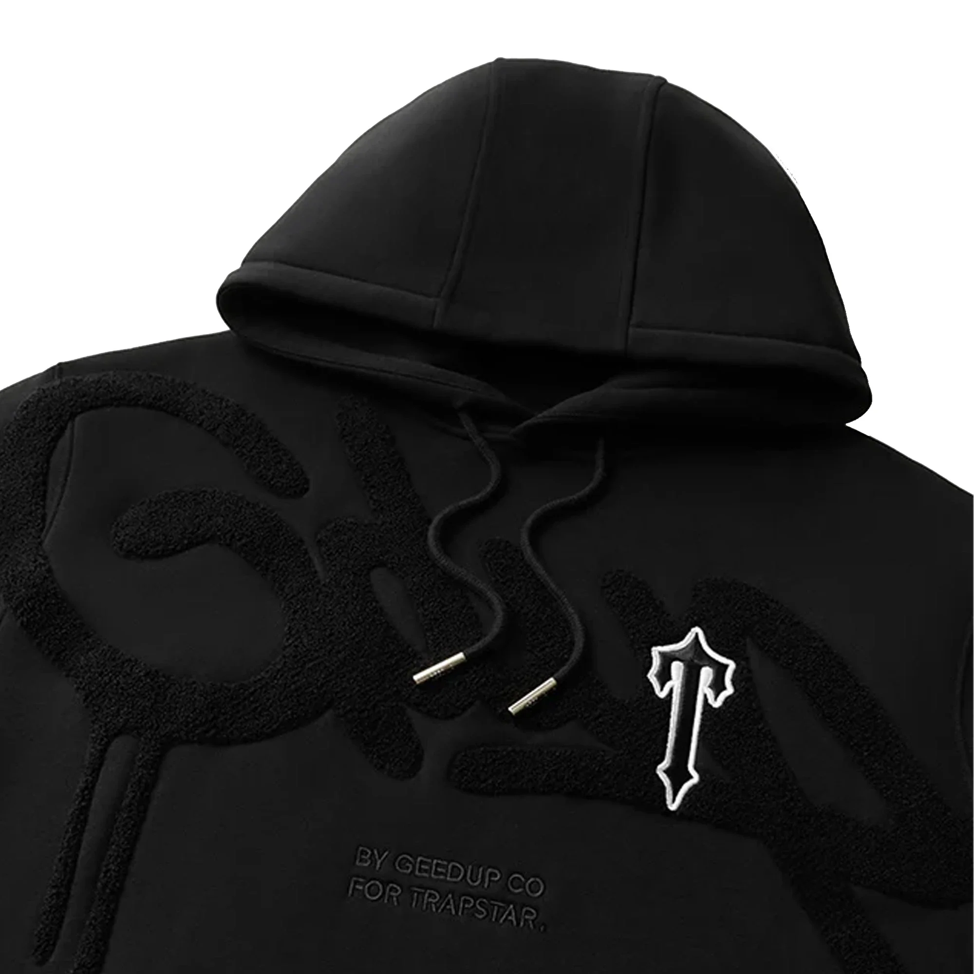 Geedup x Trapstar Handstyle x Irongate T Hoodie 'Black' (2025) - Image 2