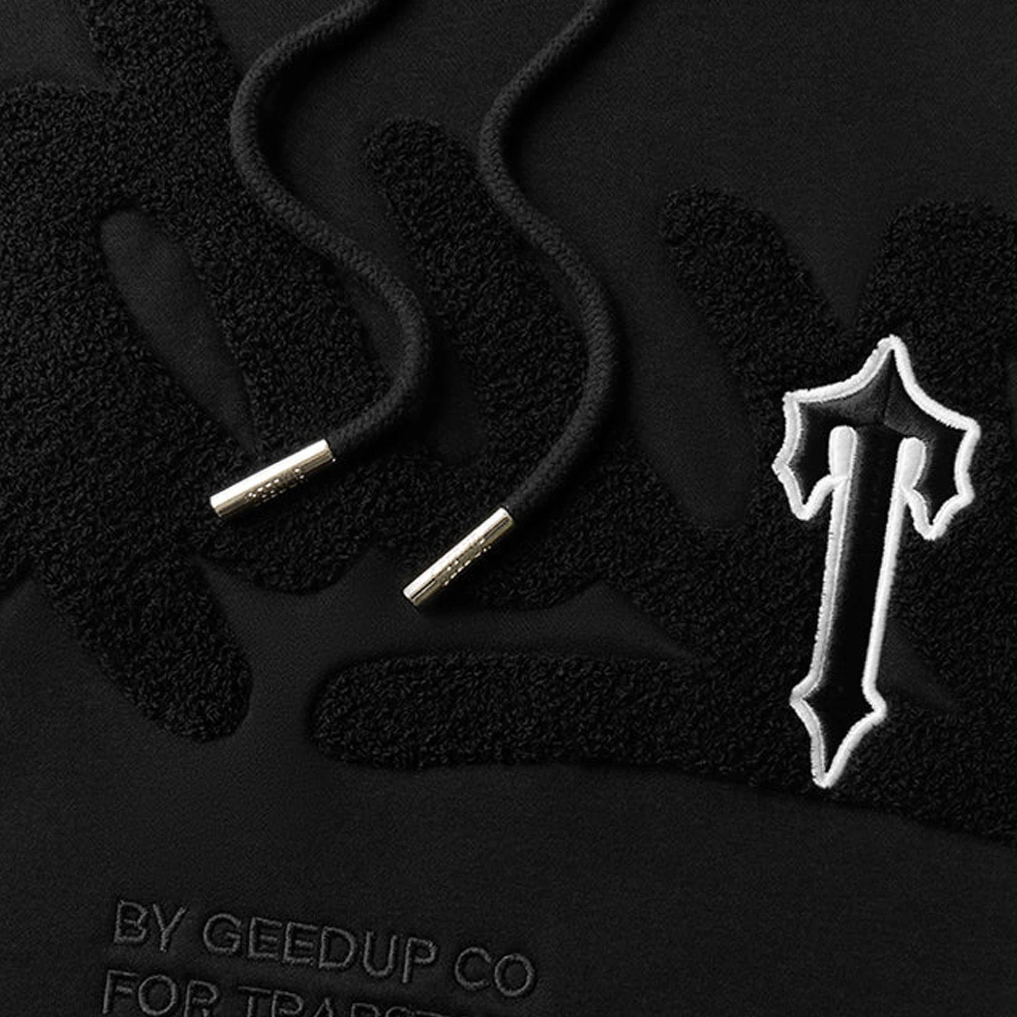 Geedup x Trapstar Handstyle x Irongate T Hoodie 'Black' (2025) - Image 3