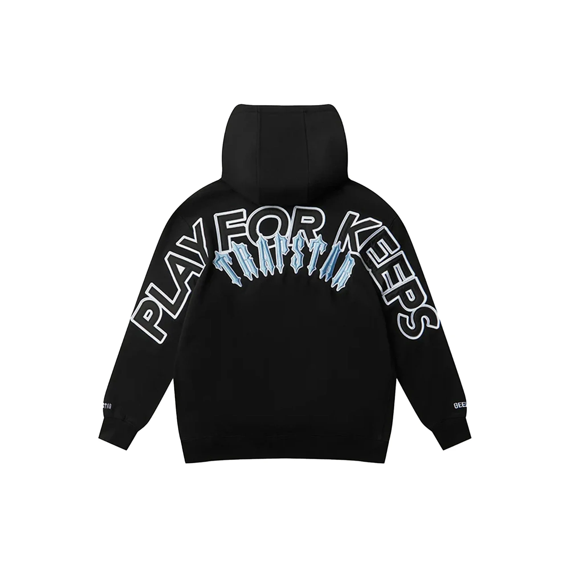 Geedup x Trapstar PFK x Irongate Hoodie 'Black / Cool Blue' (2025)