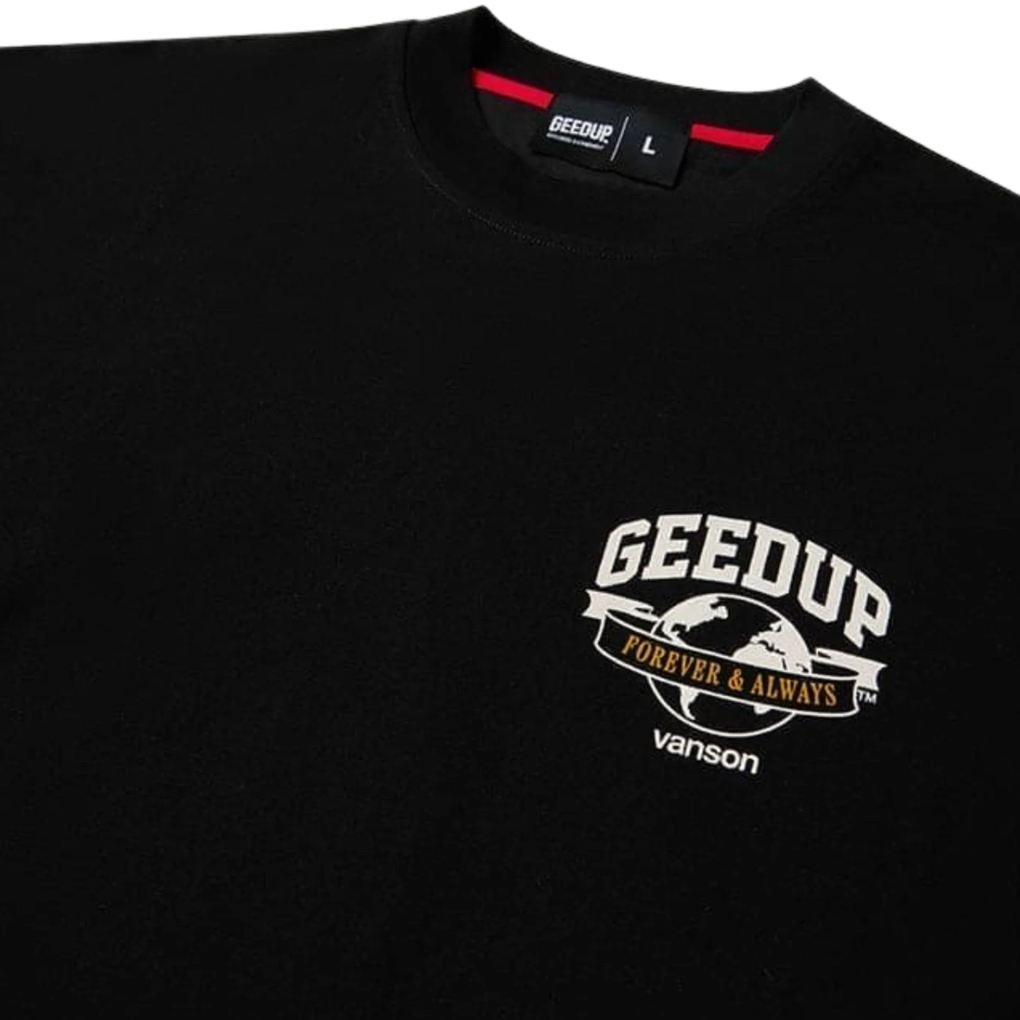 Geedup x Vanson T-Shirt 'Black' (2026) - Image 3