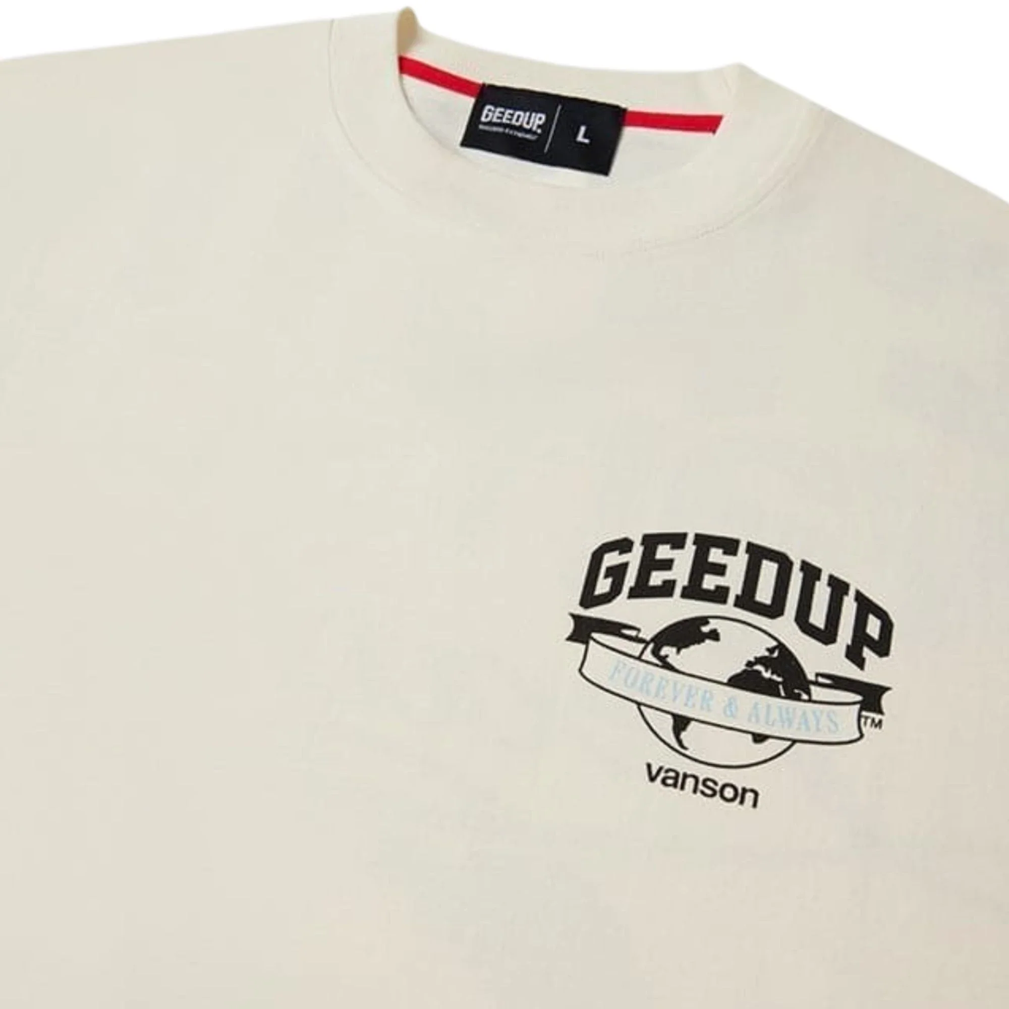 Geedup x Vanson T-Shirt 'White' (2026) - Image 3