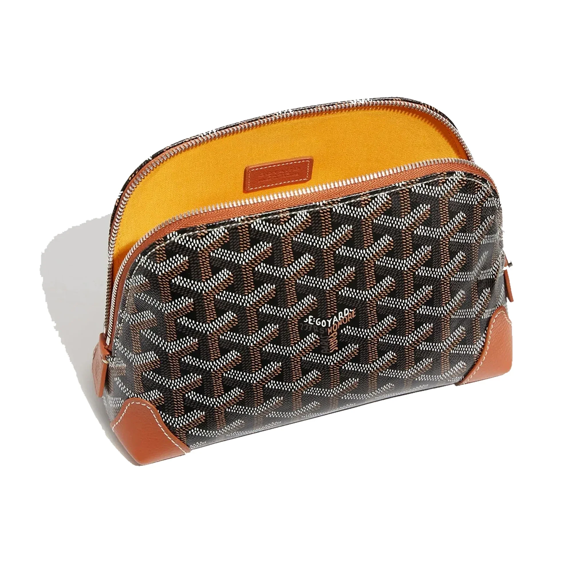 Goyard Vendôme Cosmetic Pouch 'Black & Tan' - Image 3