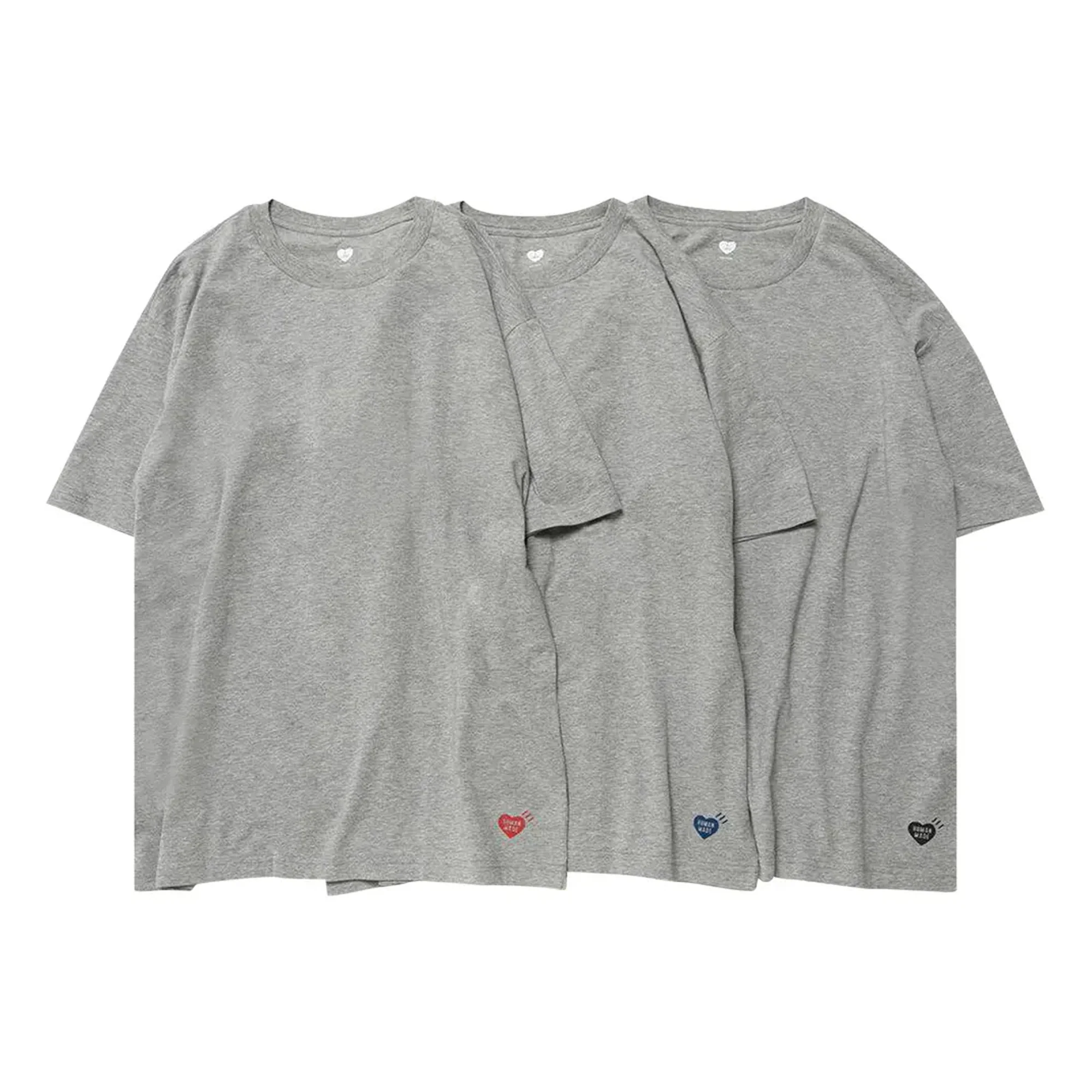Human Made T-Shirt (3 Pack) 'Grey' (2024)