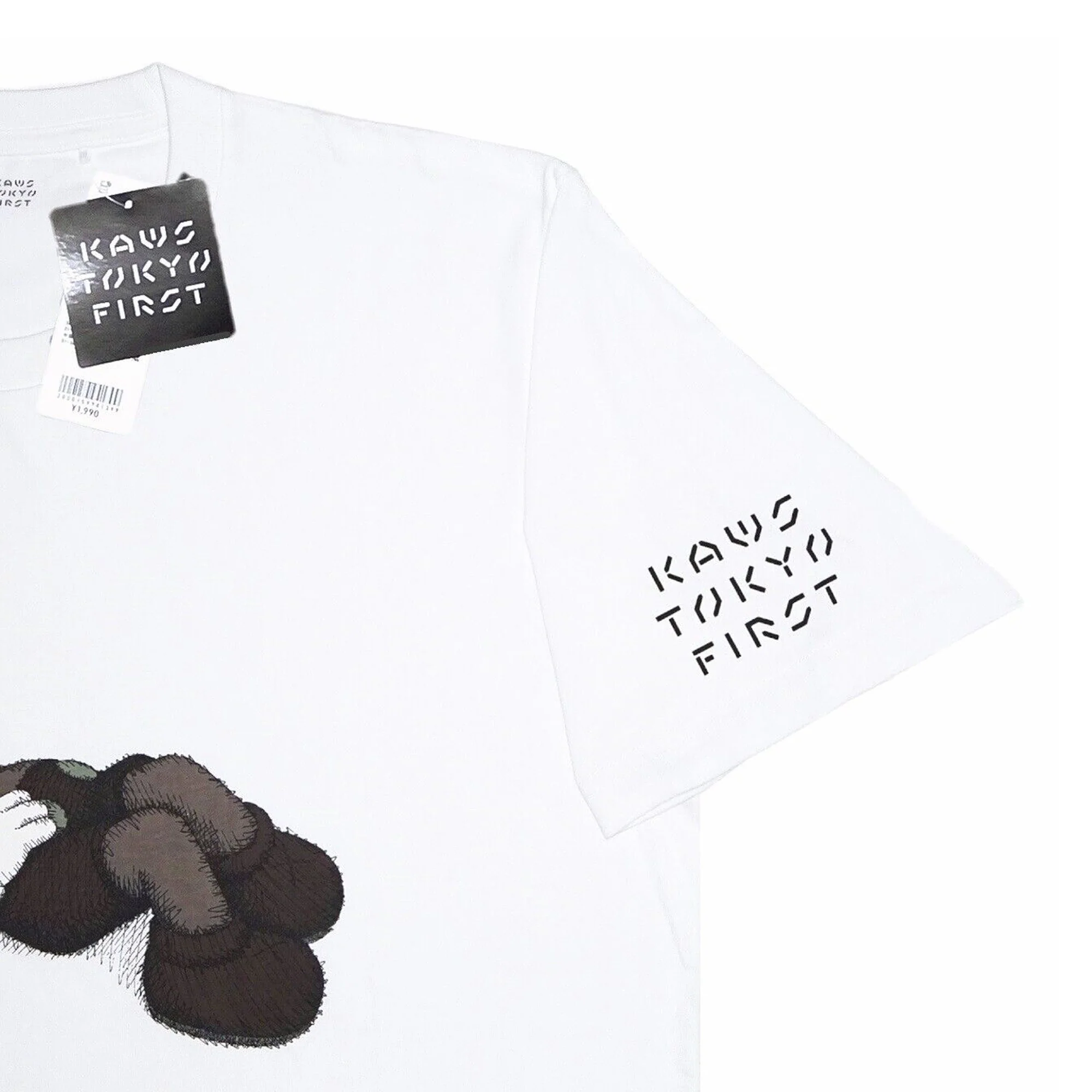 KAWS x Uniqlo Tokyo First Tee 'White' (2021) (Asia Sizing) - Image 3