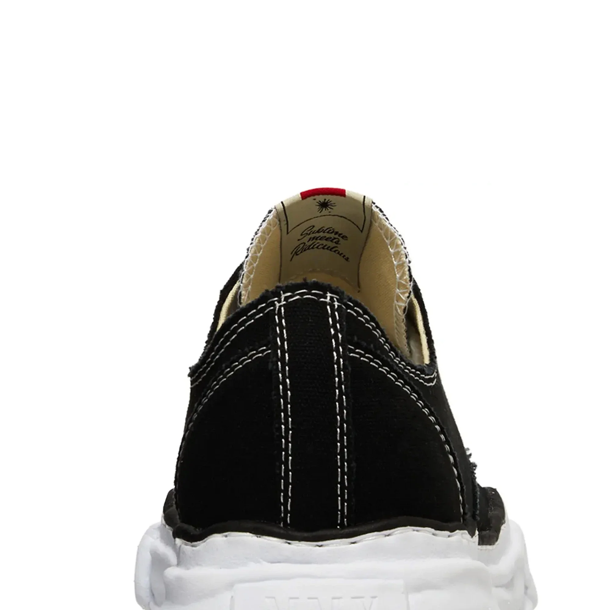 Maison Mihara Yasuhiro Peterson OG Sole Canvas Low 'Black' (2022) - Image 7