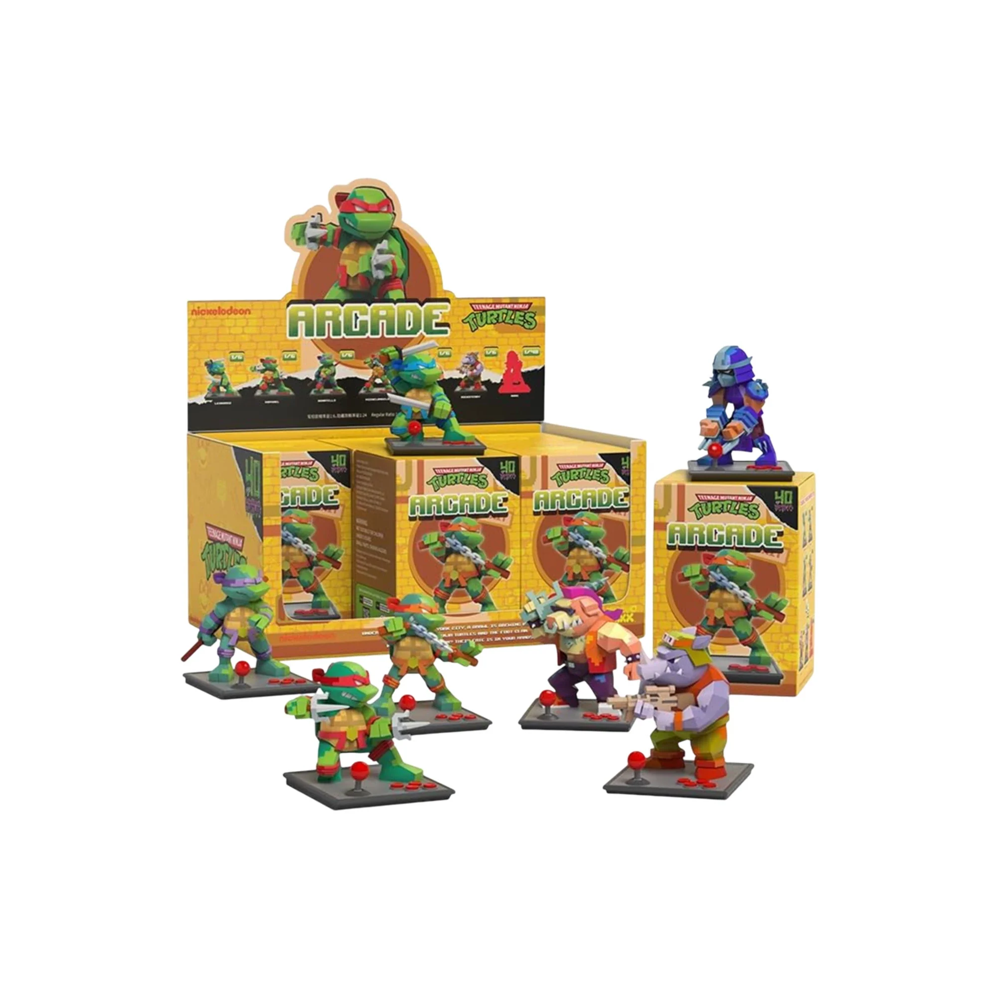 Mighty Jaxx Arcade: Teenage Mutant Ninja Turtle (6 Blind Box)