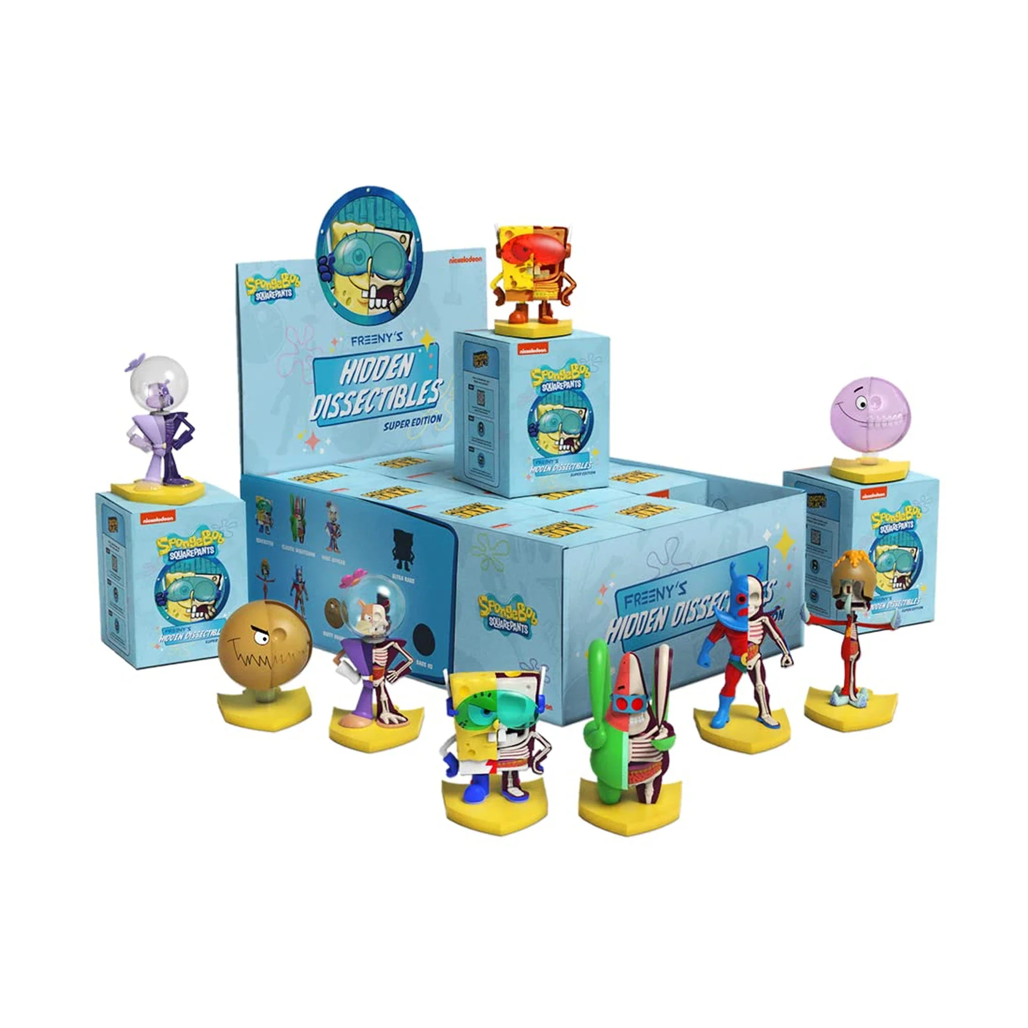 Mighty Jaxx Freeny’s Hidden Dissectibles : SpongeBob SquarePants Series 04 (Super Edition) (12 Blind Boxes)