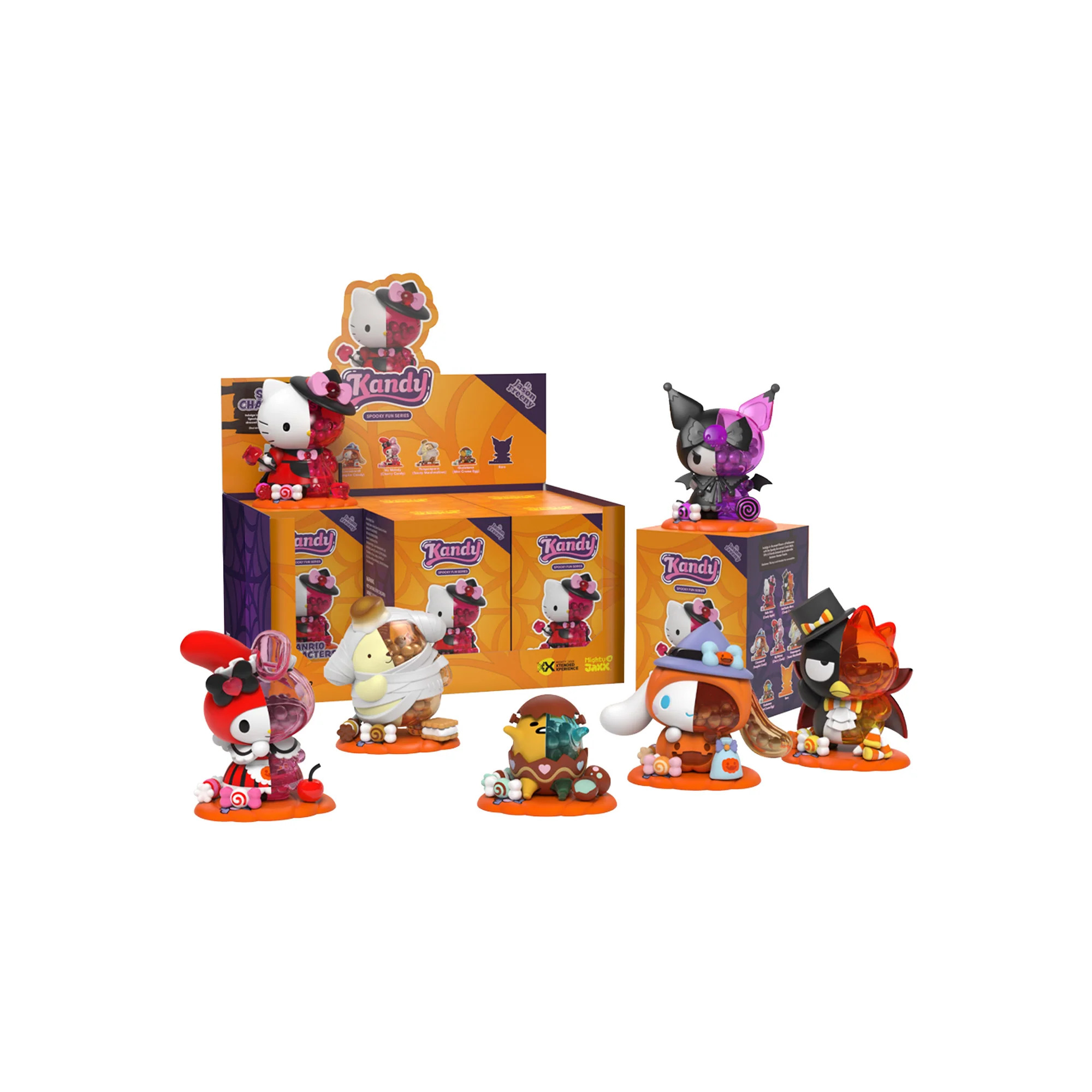 Mighty Jaxx Kandy: Sanrio Spooky Fun Series (6 Blind Boxes)
