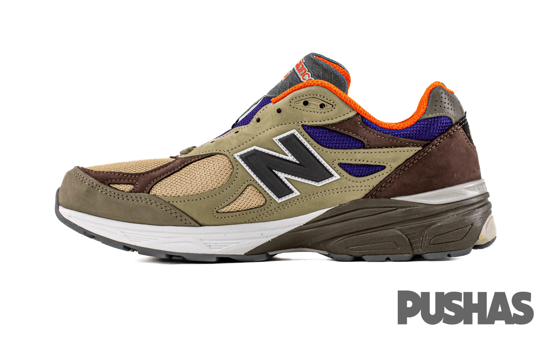 New Balance 990v3 'MiUSA Teddy Santis Khaki Orange' (2023) - Image 3