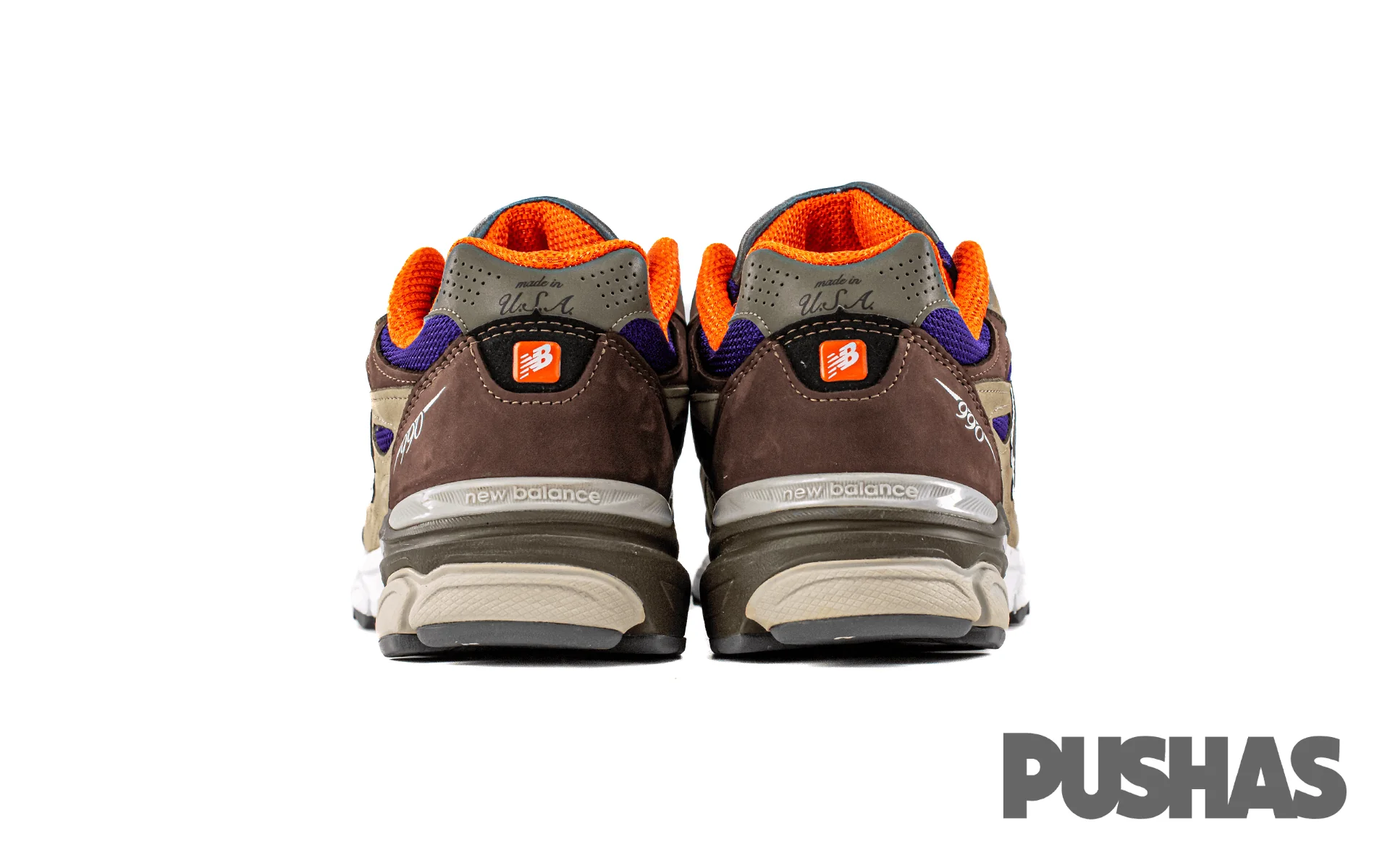 New Balance 990v3 'MiUSA Teddy Santis Khaki Orange' (2023) - Image 5