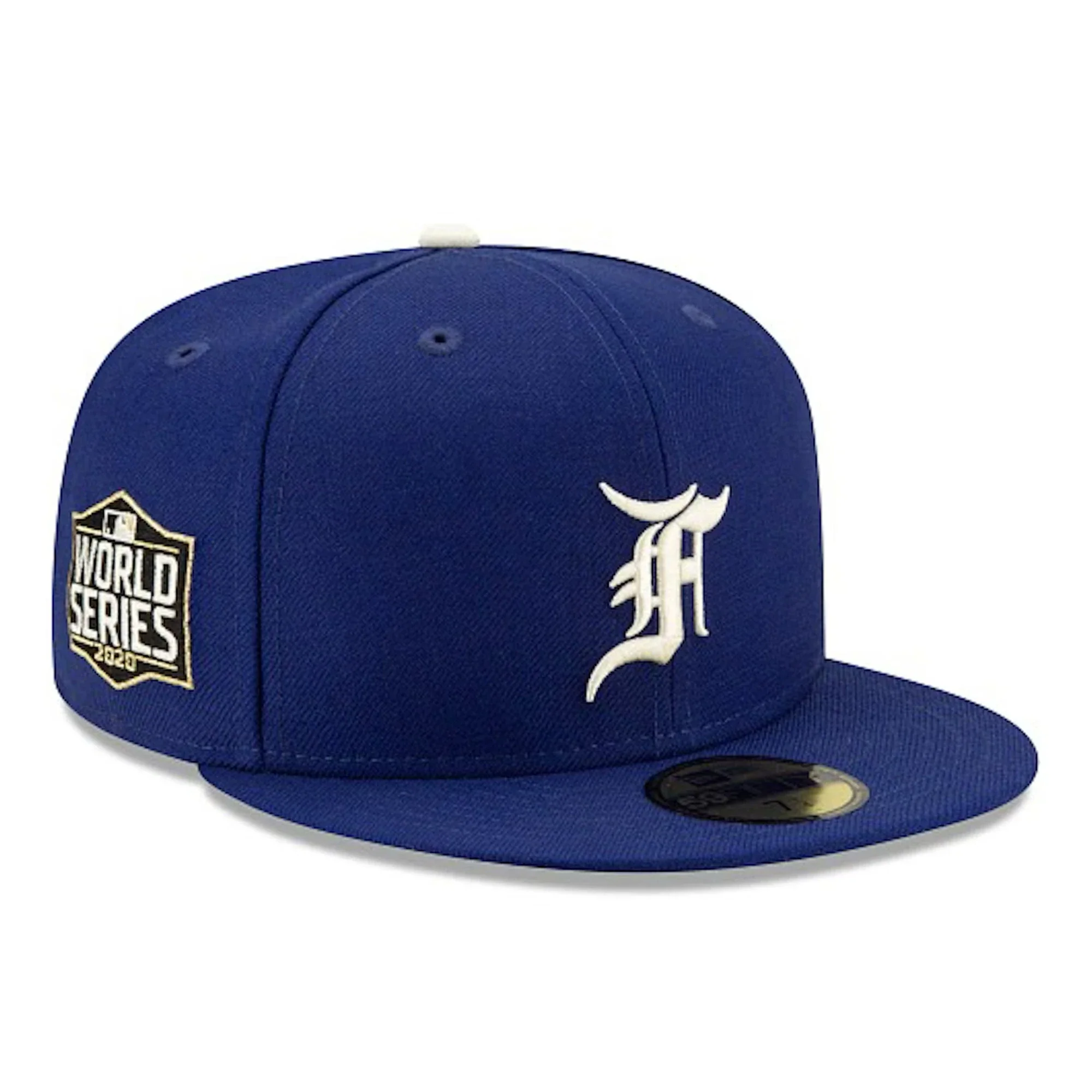 New Era x Fear of God ESSENTIALS 59Fifty Fitted Cap 'World Series Patch Dark Royal' (2020) - Image 2