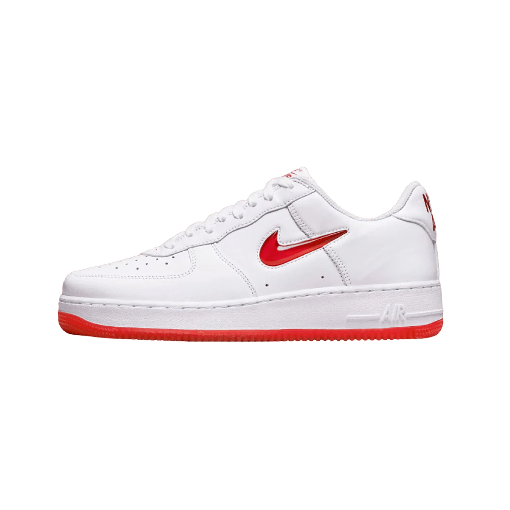 Nike Air Force 1 Jewel 'Color of the Month - White University Red' - Image 3