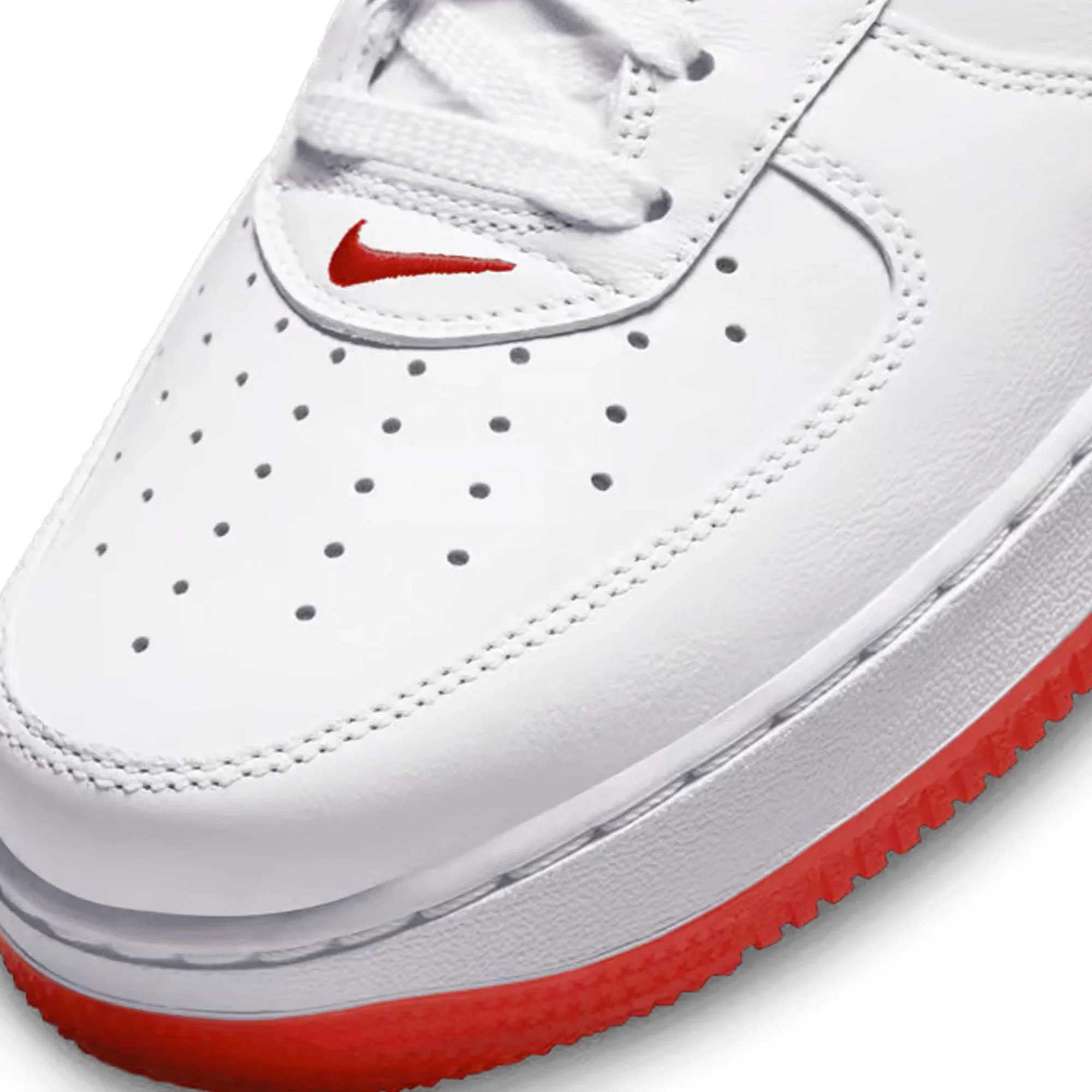 Nike Air Force 1 Jewel 'Color of the Month - White University Red' - Image 6