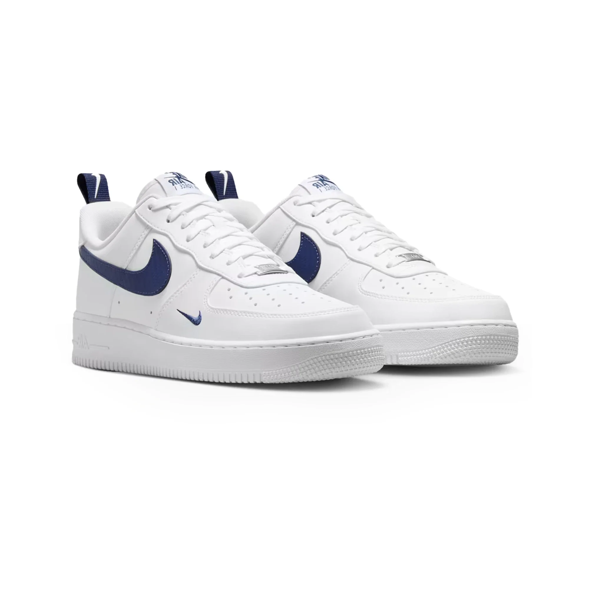 Nike Air Force 1 Low '07 LV8 'Carbon Fiber Swoosh White Midnight Navy' - Image 2