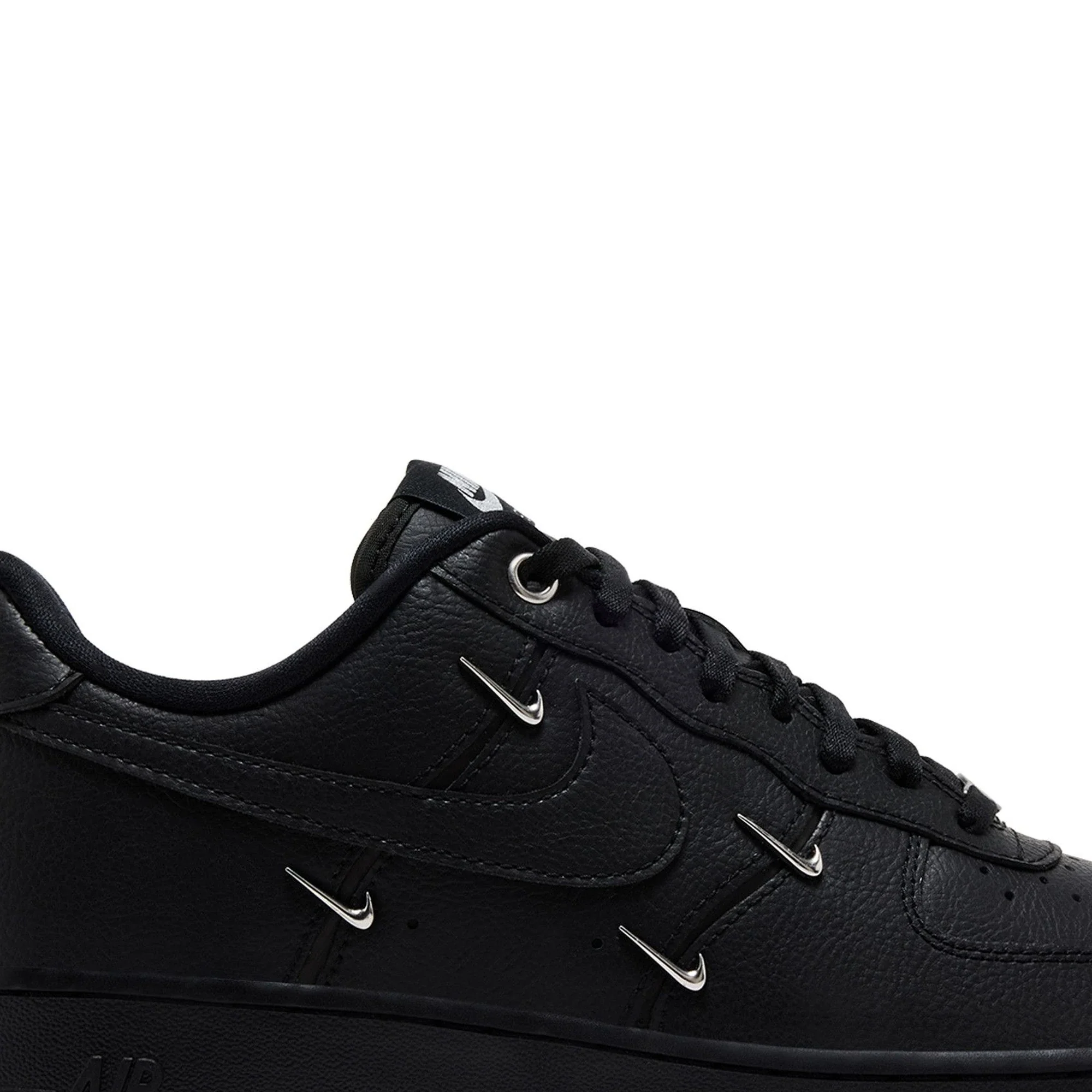 Nike Air Force 1 Low '07 LX 'Black Silver Mini Swoosh' Women's (2024) - Image 6