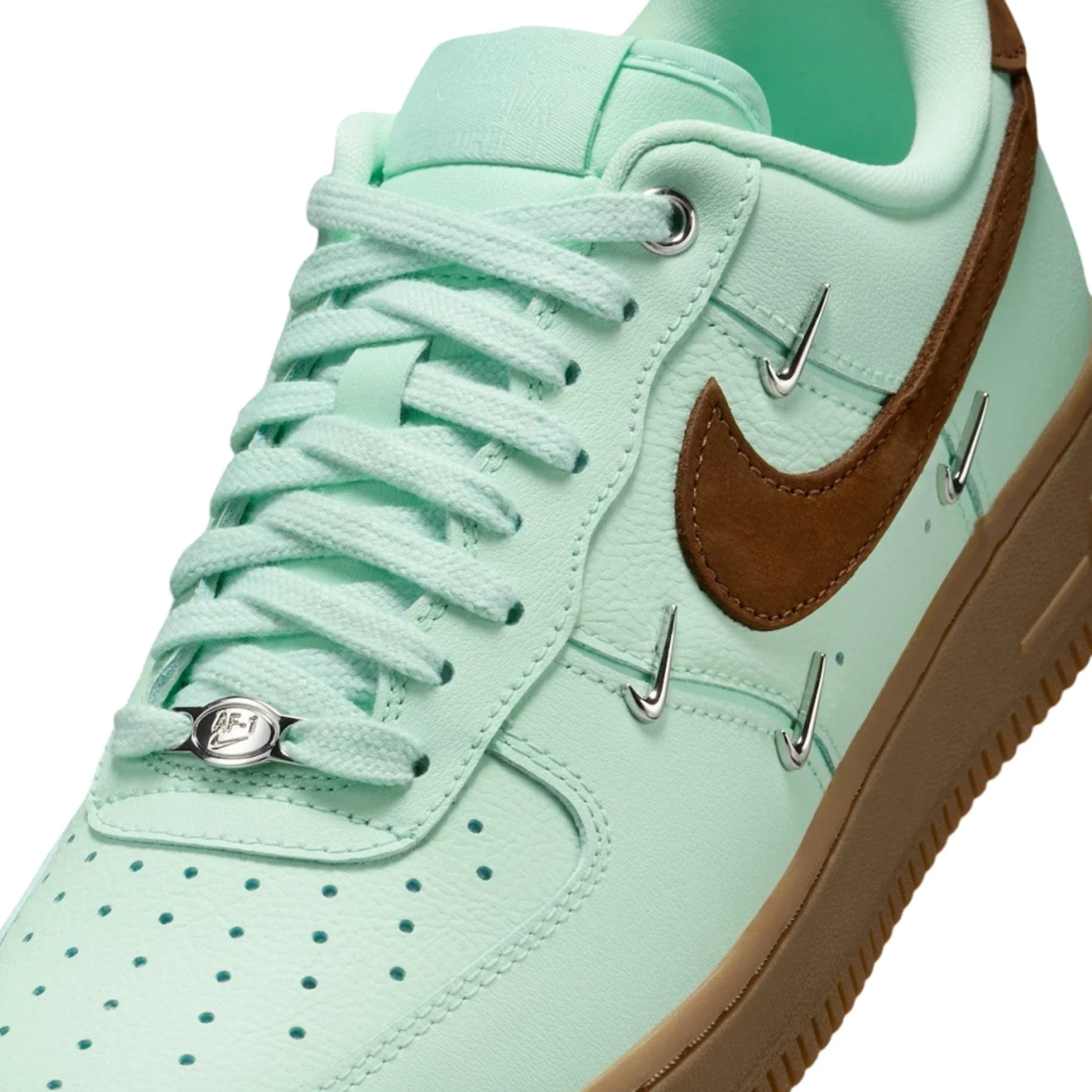 Nike Air Force 1 Low '07 LX 'Mint Foam Cacao Wow Mini Swoosh' Women's - Image 8