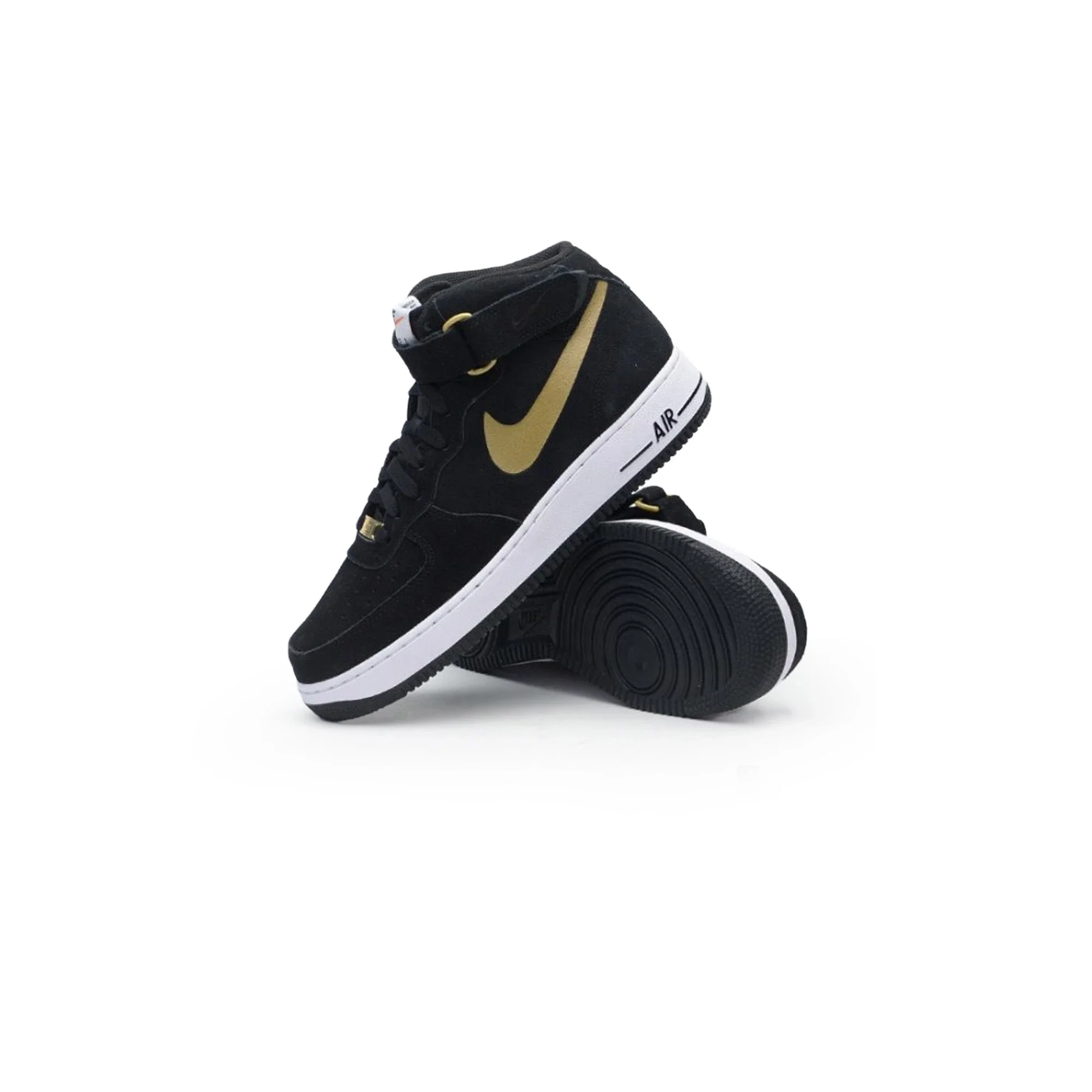 Nike Air Force 1 Mid 'Black Metallic Gold' - Image 2