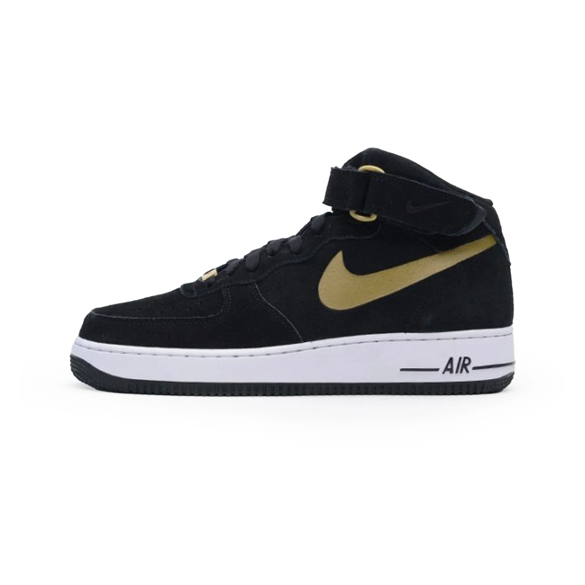 Nike Air Force 1 Mid 'Black Metallic Gold' - Image 3