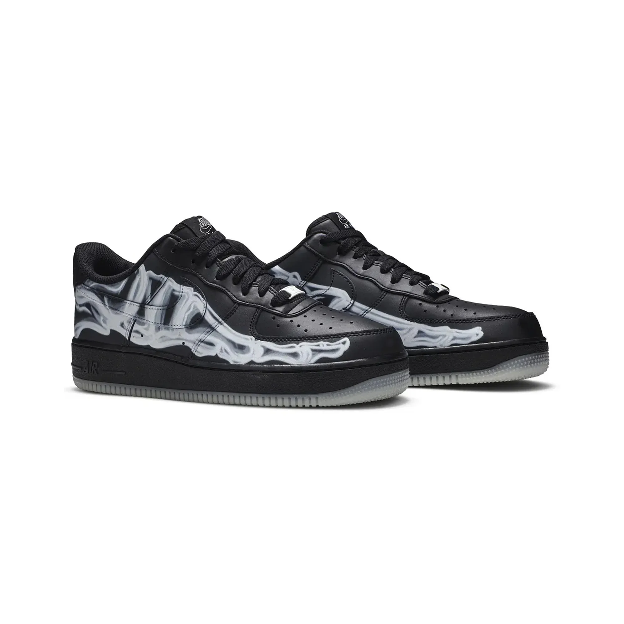 Nike Air Force 1 Low Black Skeleton Halloween (2019) - Image 2