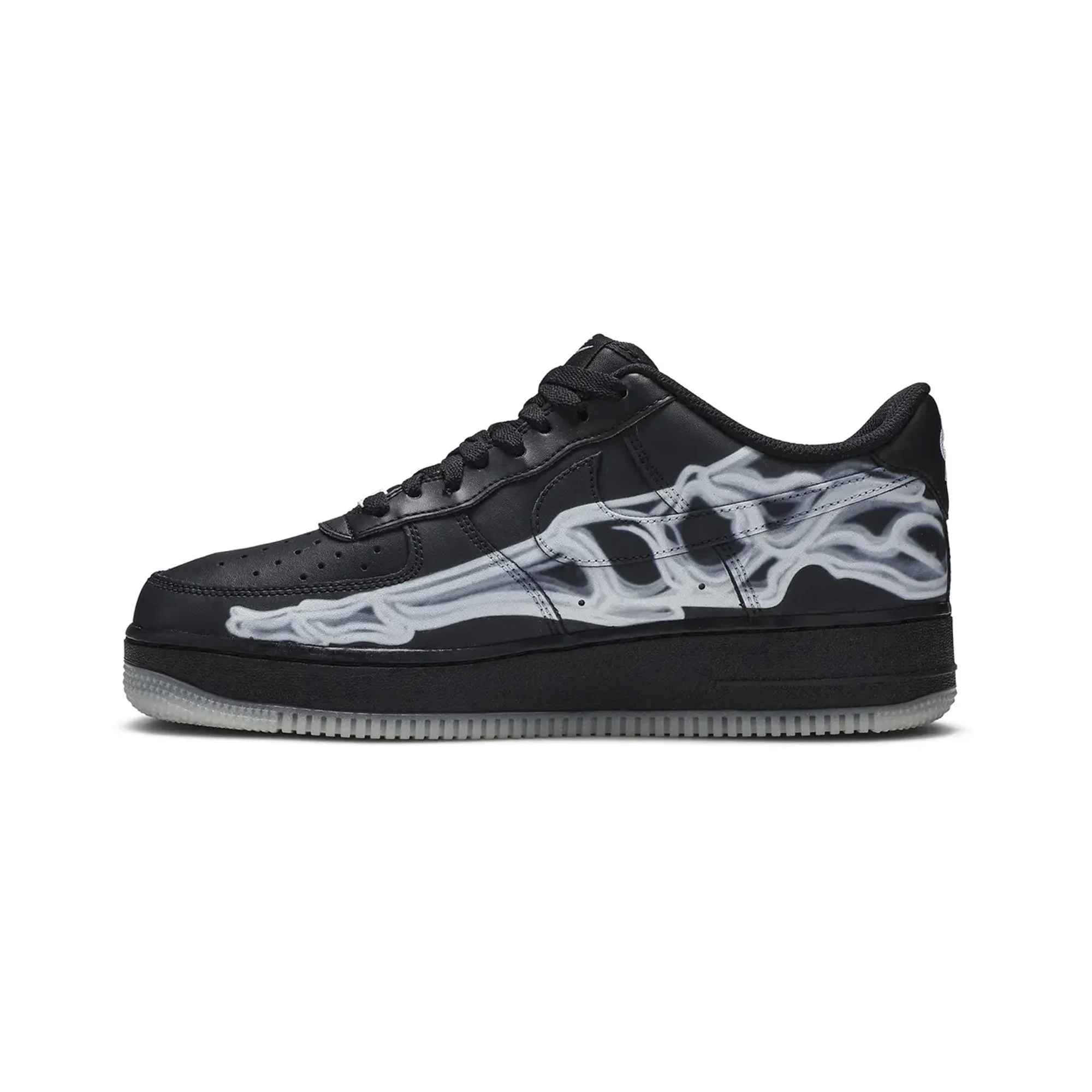 Nike Air Force 1 Low Black Skeleton Halloween (2019) - Image 3