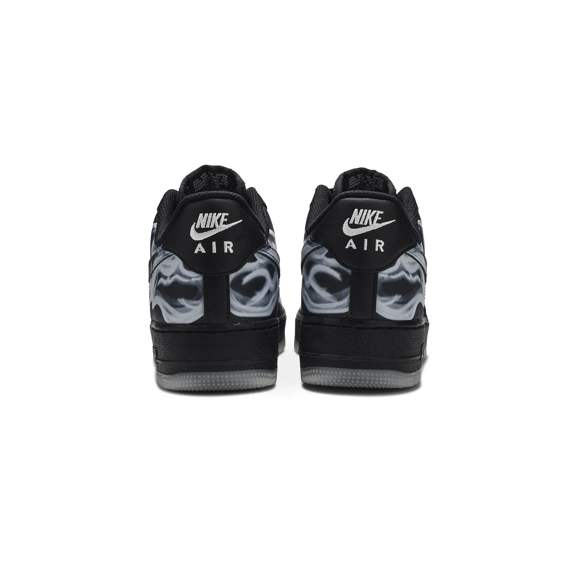 Nike Air Force 1 Low Black Skeleton Halloween (2019) - Image 4