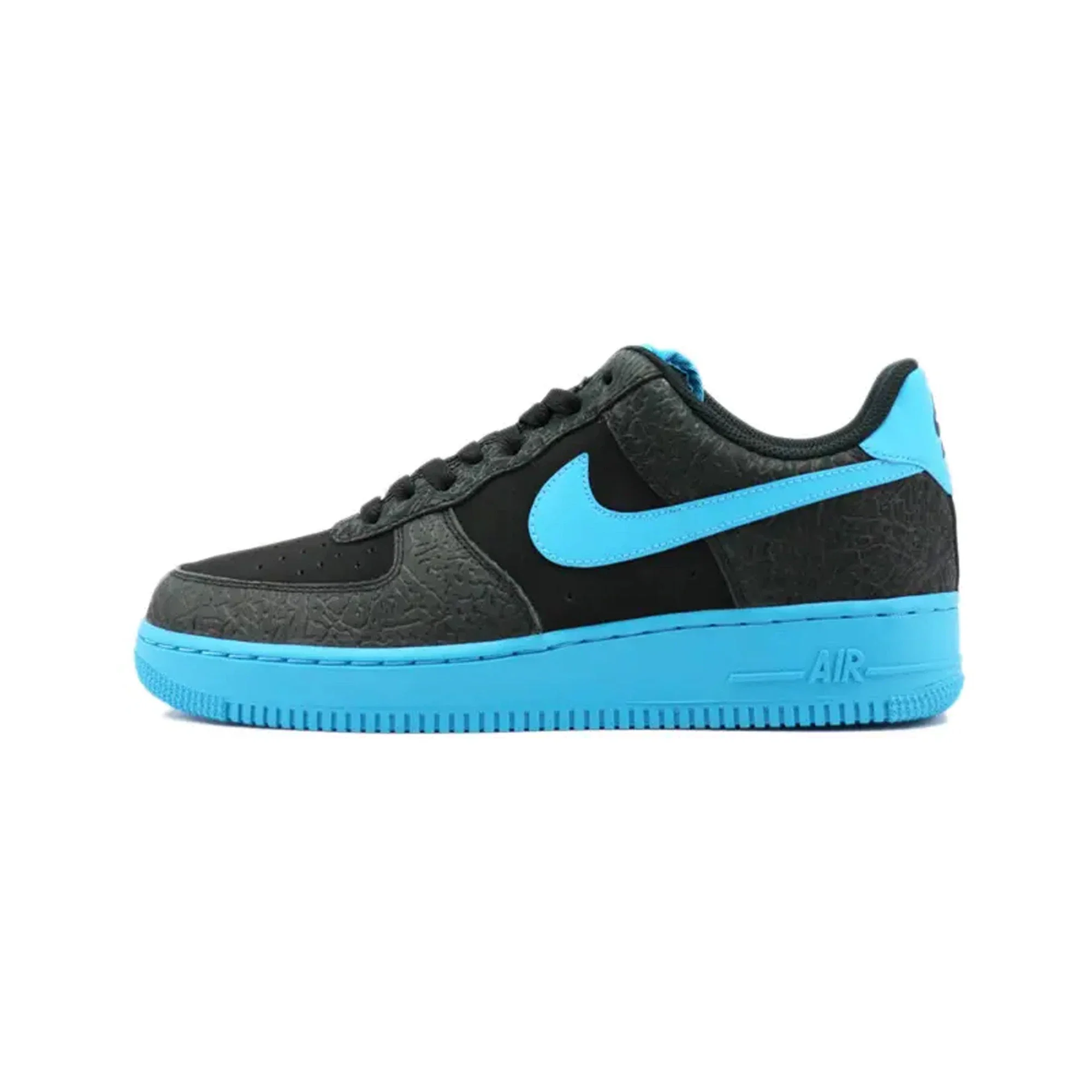 Nike Air Force 1 Low 'Black Vivid Blue' - Image 3