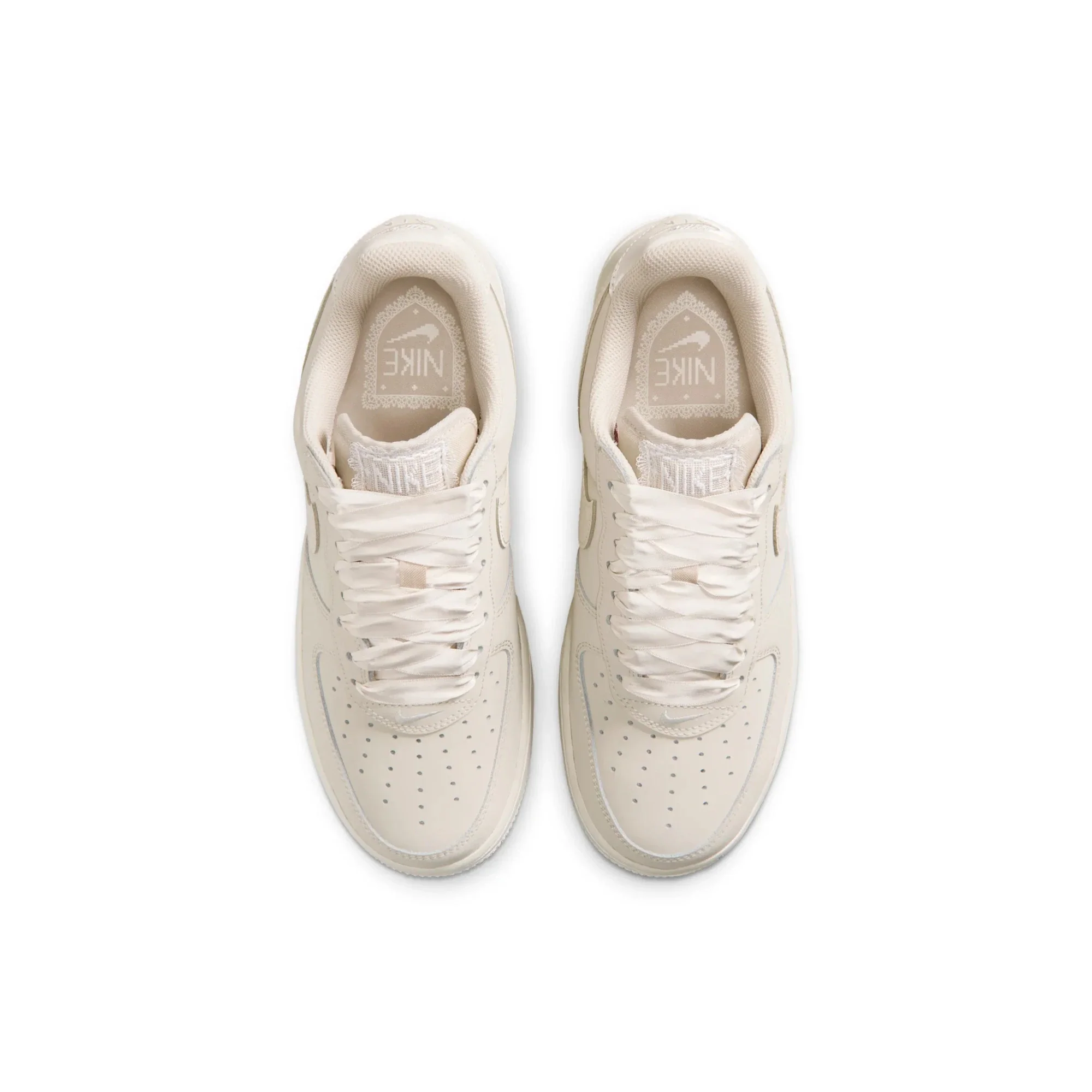 Nike Air Force 1 Low Retro Premium 'Ribbon Lace Oatmeal Ivory' Women's - Image 5