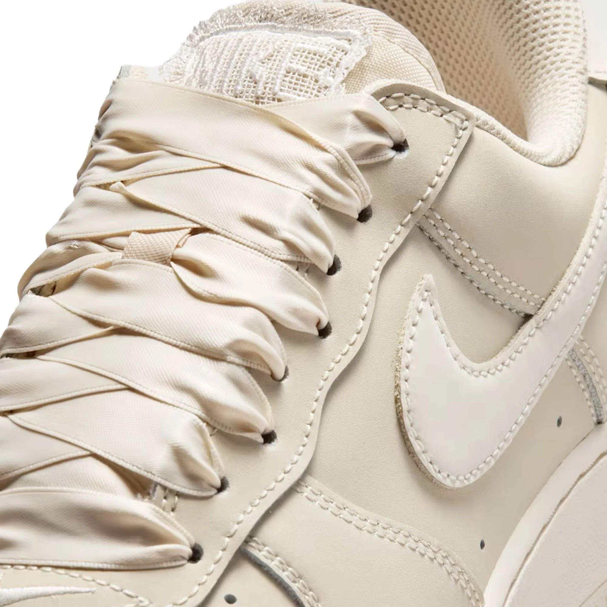 Nike Air Force 1 Low Retro Premium 'Ribbon Lace Oatmeal Ivory' Women's - Image 6