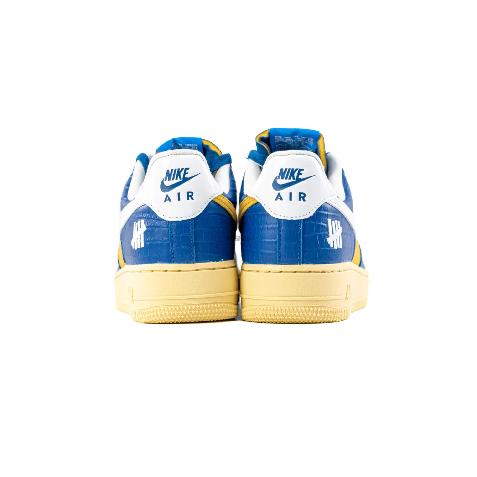 Nike Air Force 1 Low SP x Undefeated '5 On It Blue Yellow Croc' (2021) - Image 5