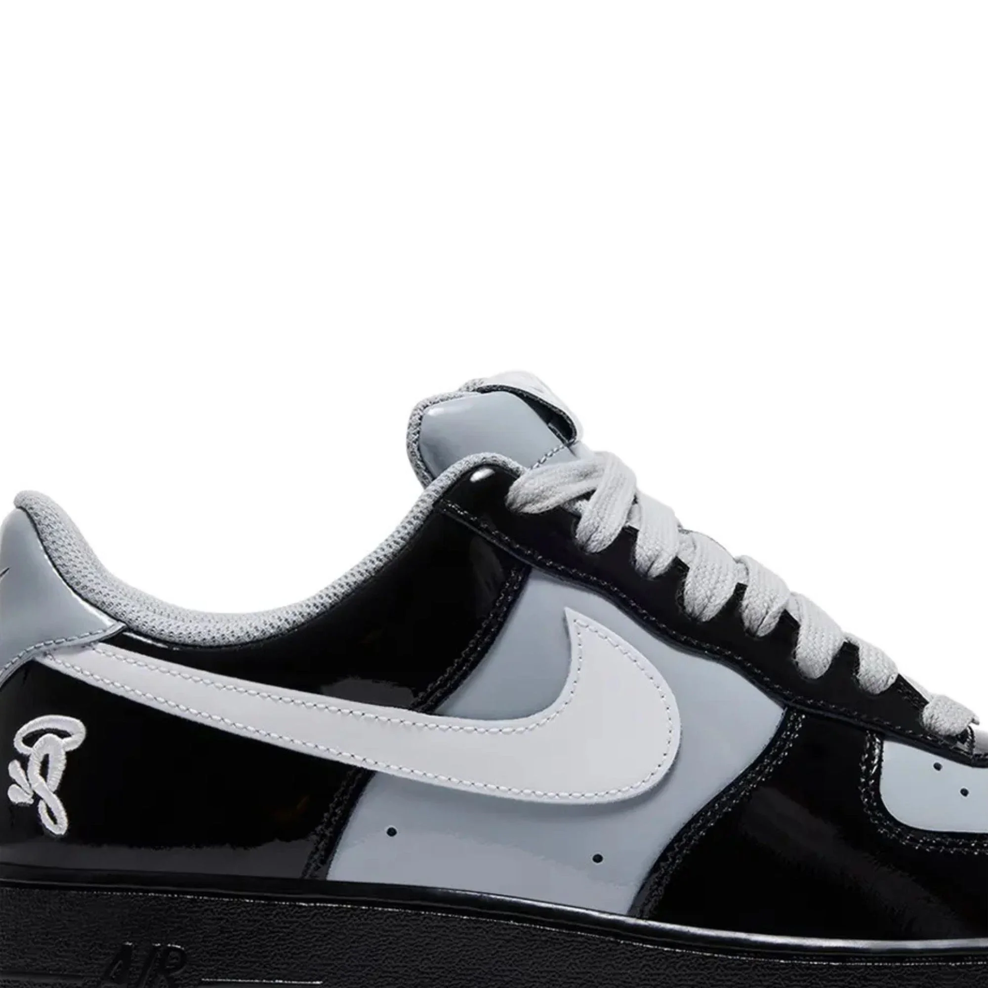 Nike Air Force 1 Low Syna Central Cee 'Black White Smoke Grey' (2026) - Image 7