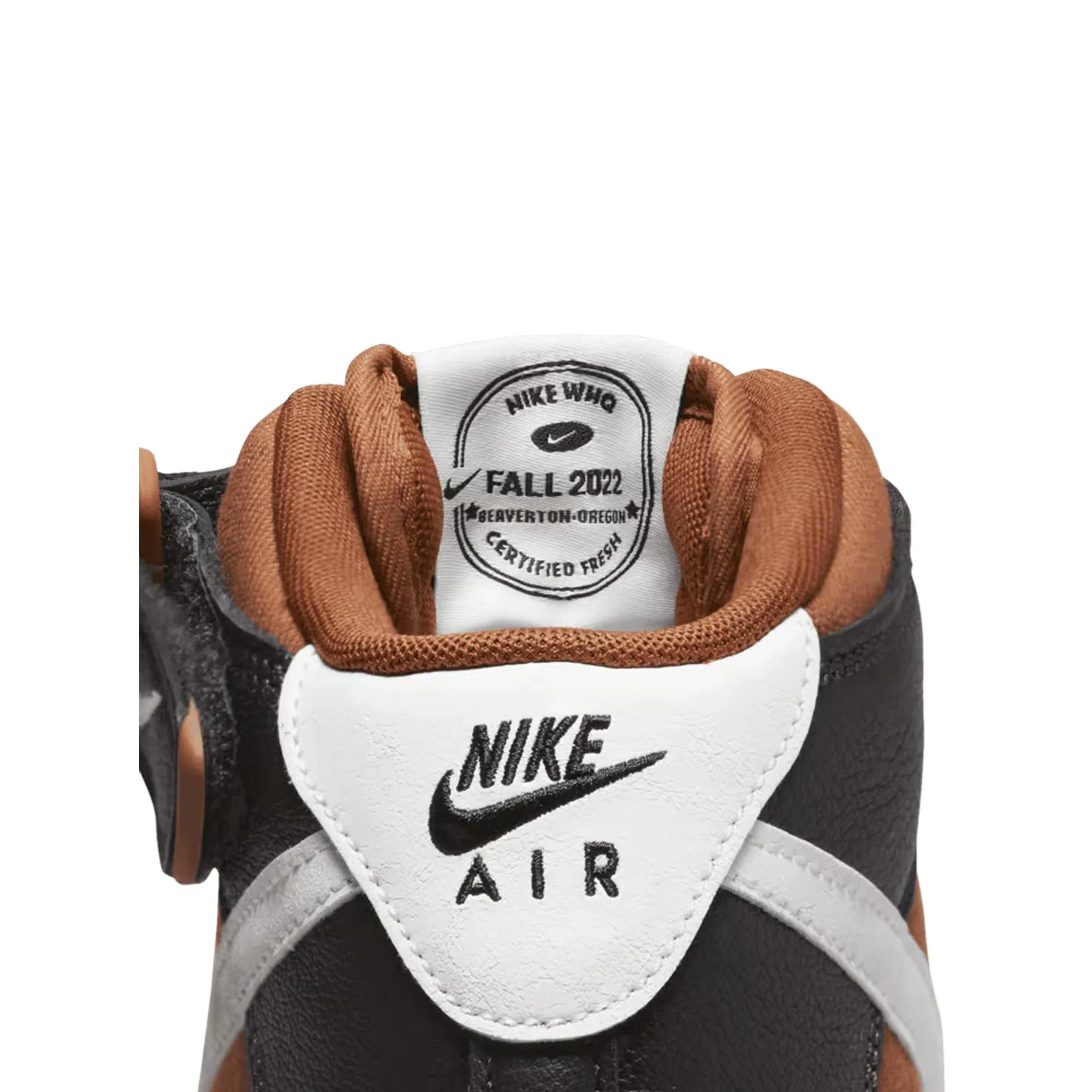 Nike Air Force 1 Mid '07 'Vintage Off-Noir Pecan' (2022) - Image 6