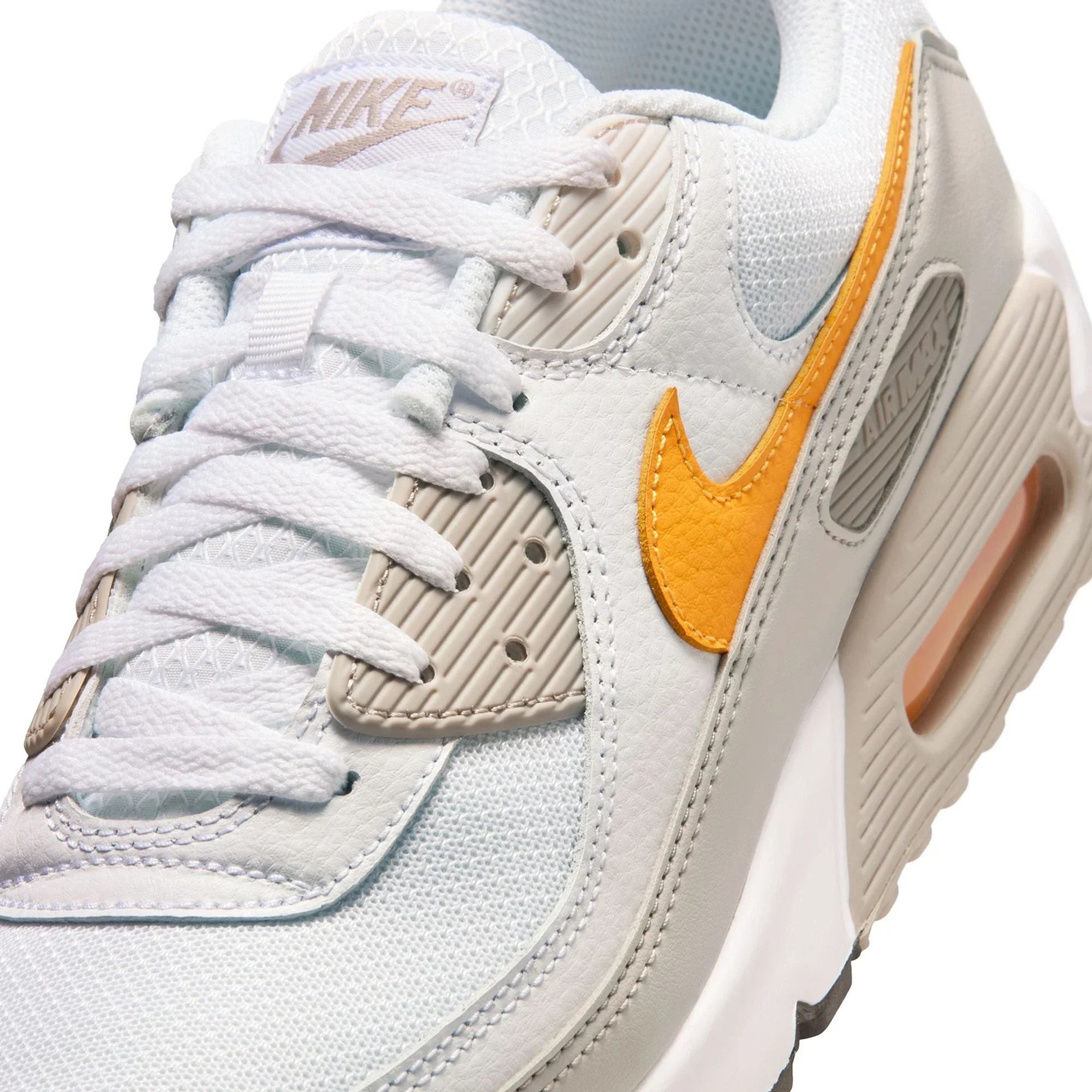 Nike Air Max 90 'White College Grey Laser Orange' - Image 6