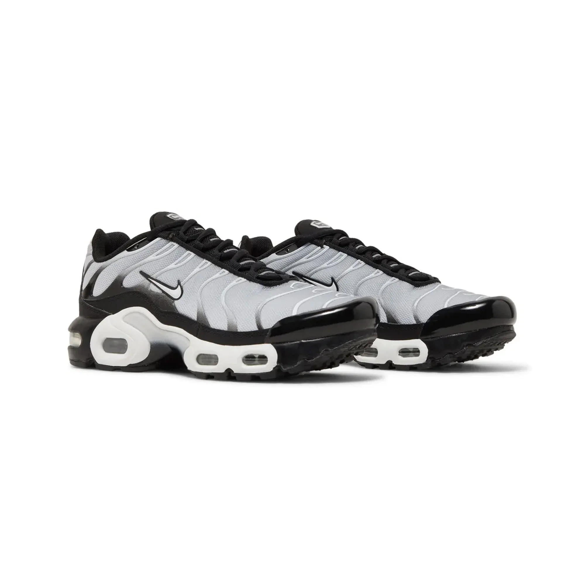Nike Air Max Plus 'Black Metallic Silver White' GS (2022) - Image 2